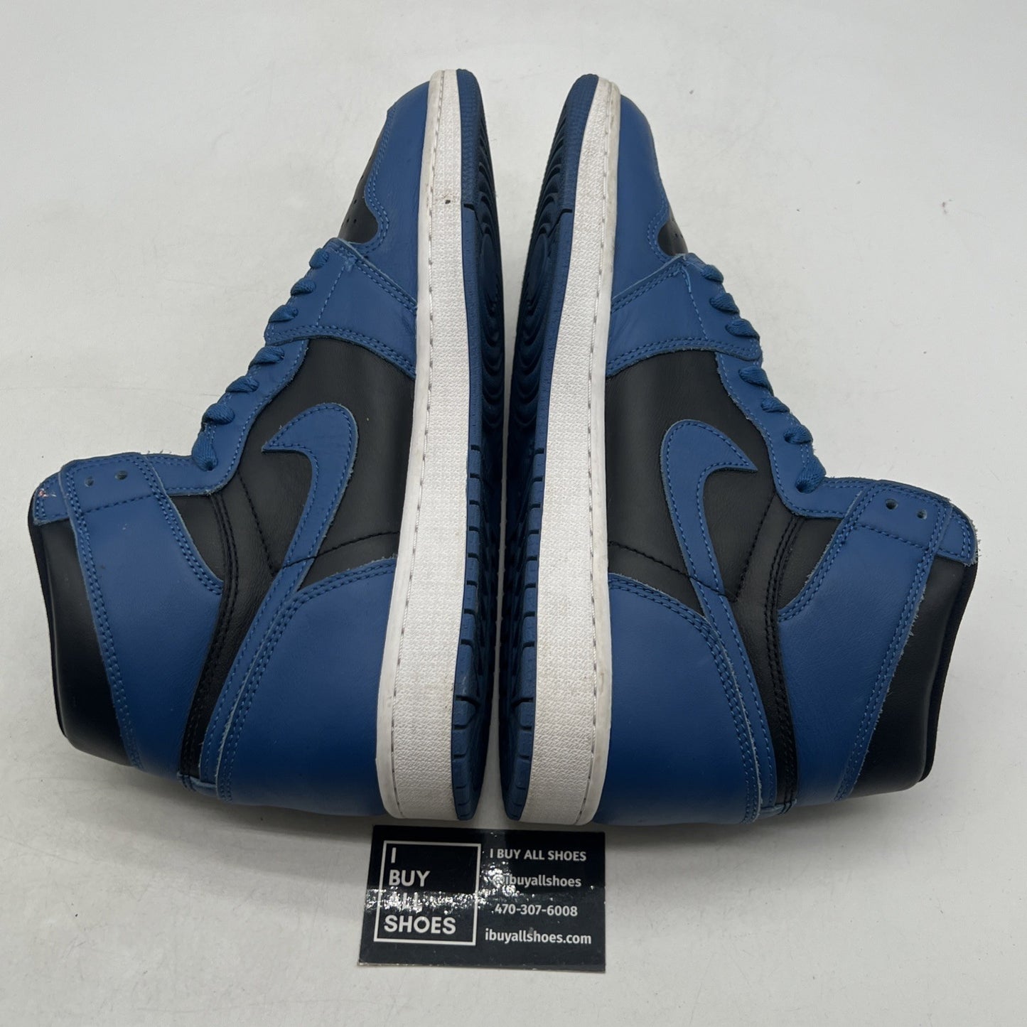 Size 12 - Air Jordan 1 Retro OG High Dark Marina Blue (555088-404)