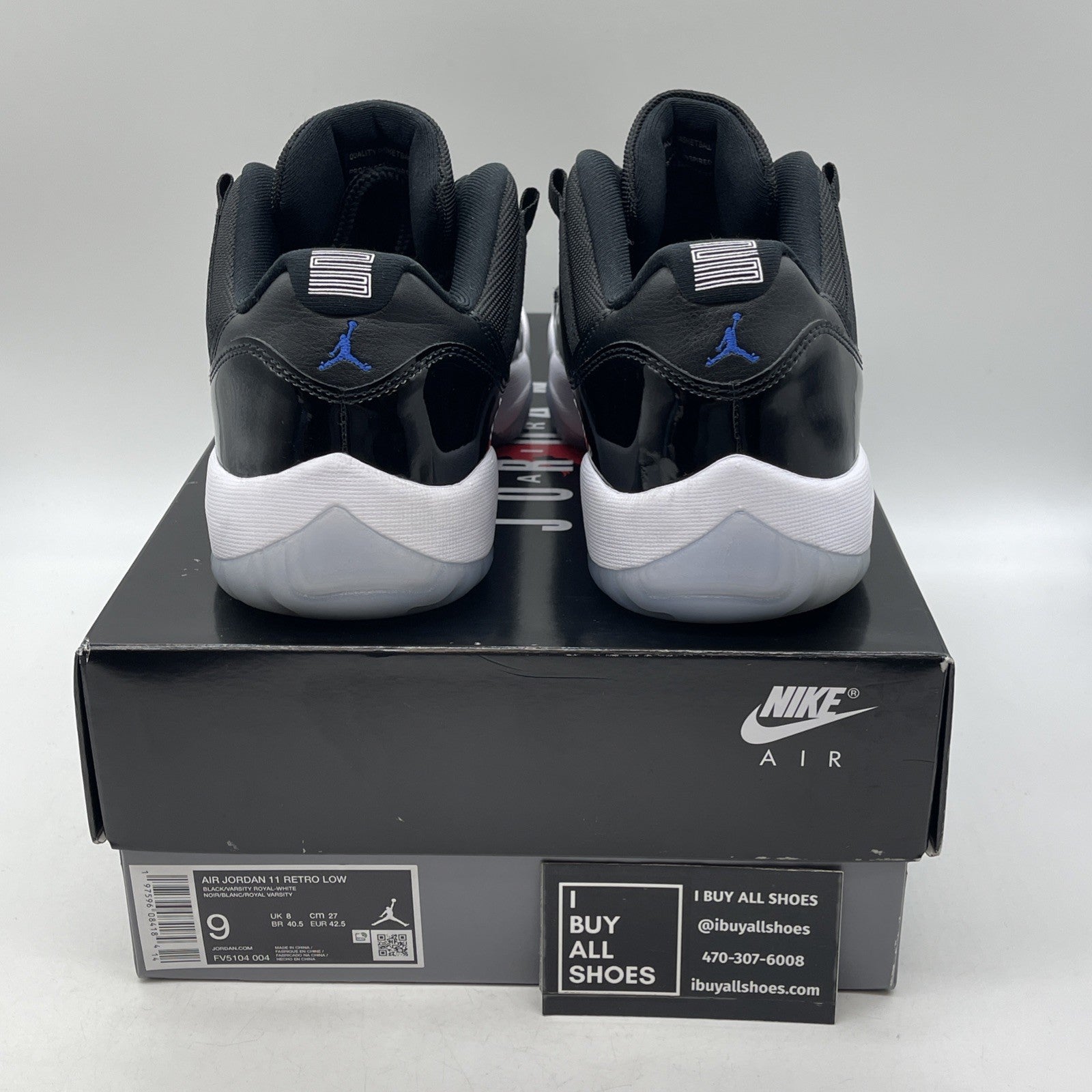 Size 9 - Air Jordan 11 Retro Low Space Jam (FV5104-004)