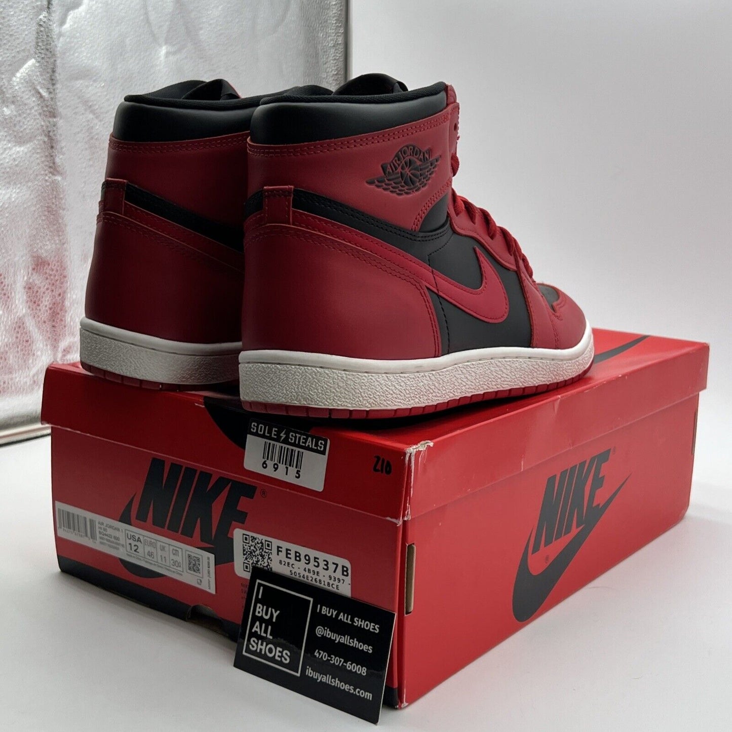 Size 12 - Jordan 1 Retro High 85 Varsity Red 2020 (BQ4422-600)