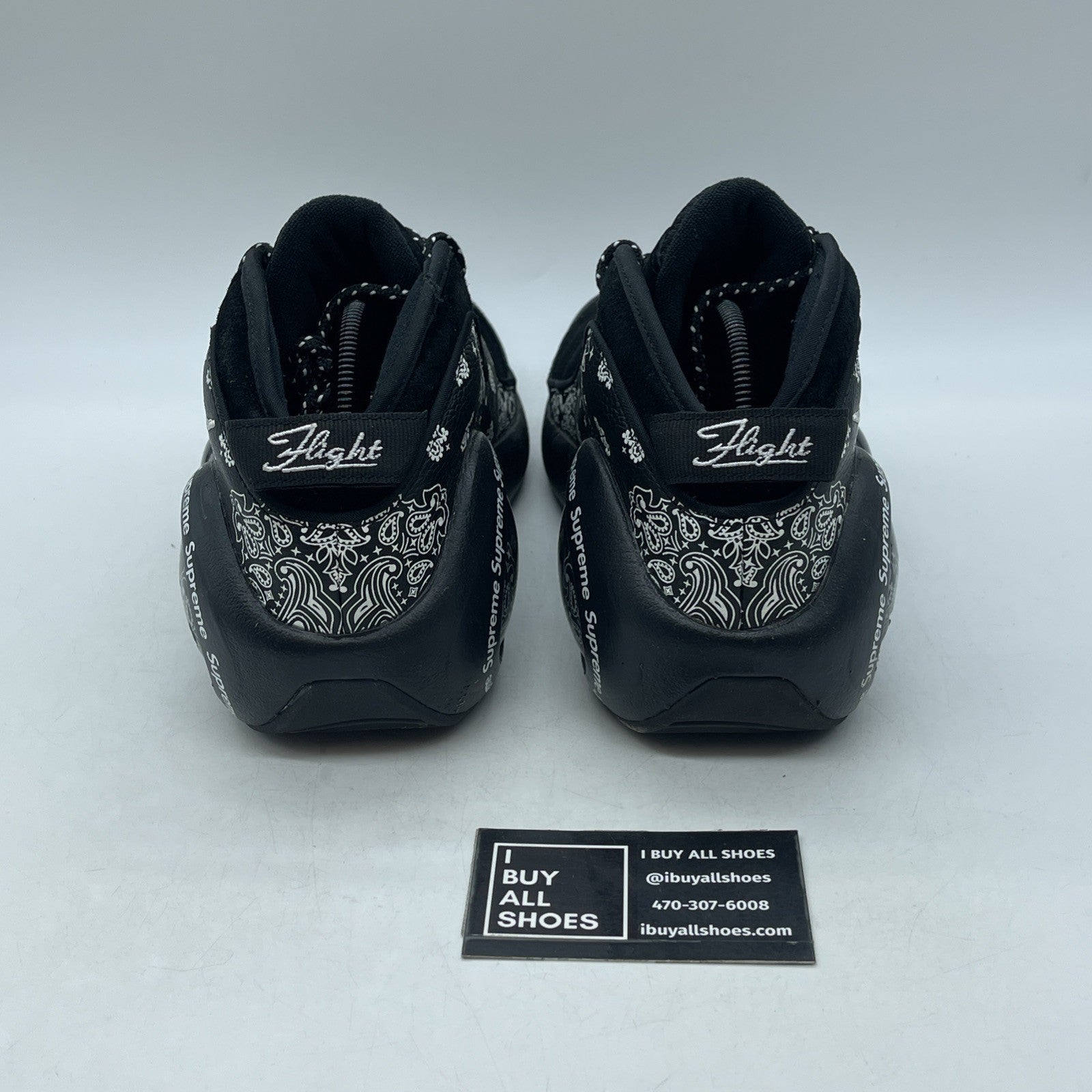 Size 9.5 - Nike Supreme x Air Zoom Flight 95 SP Black (DJ8604-001)