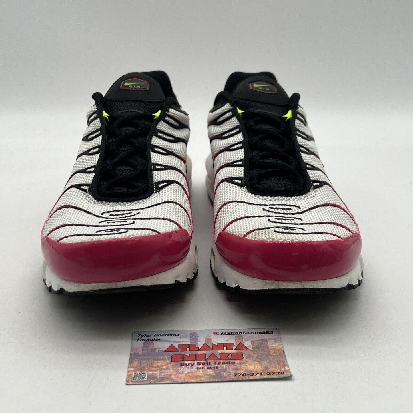 Size 11.5 - Nike Air Max Plus Fuchsia Black White Pink (CJ9929-100)