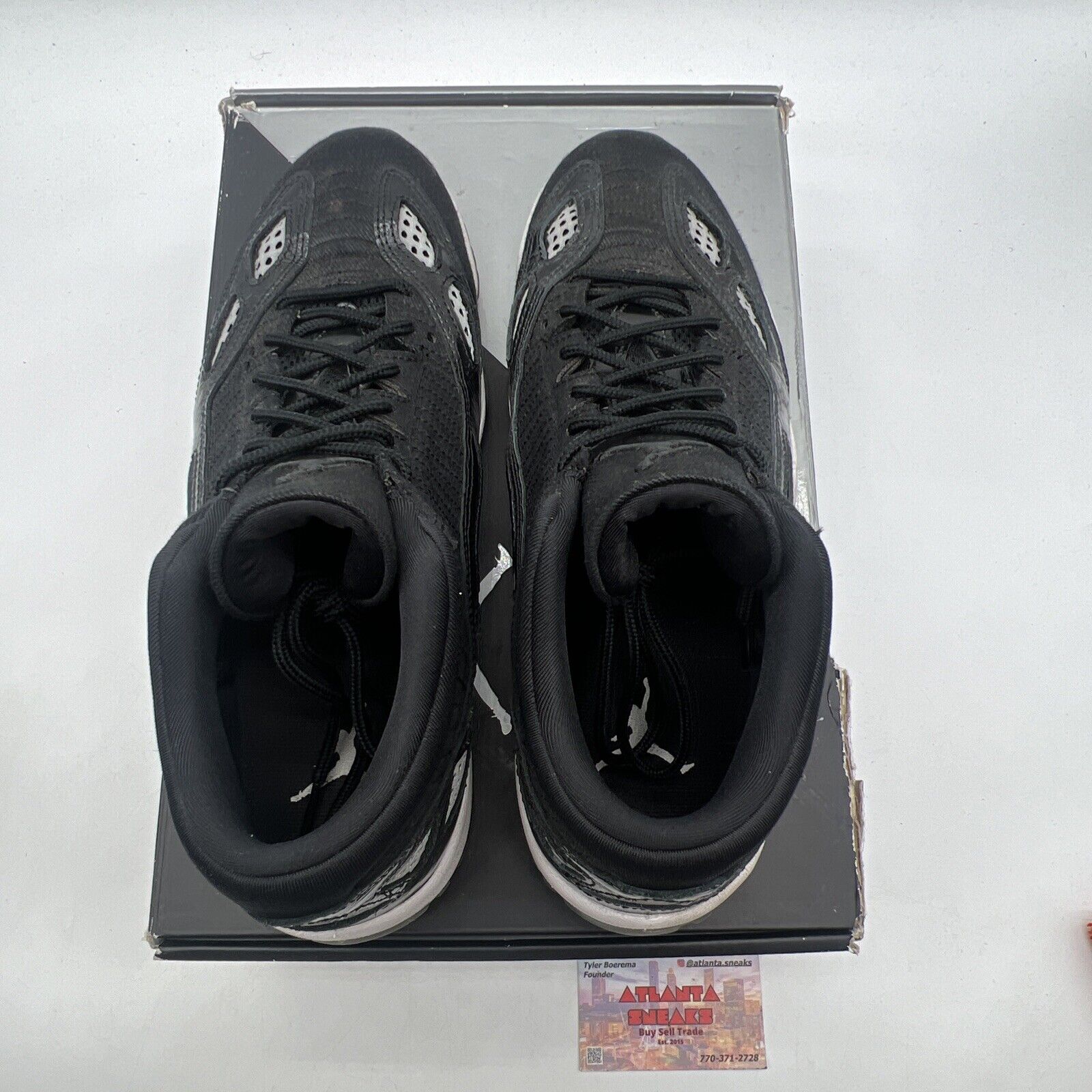 Size 10.5 - Air Jordan 11 Retro IE Low Black White (919712-001)