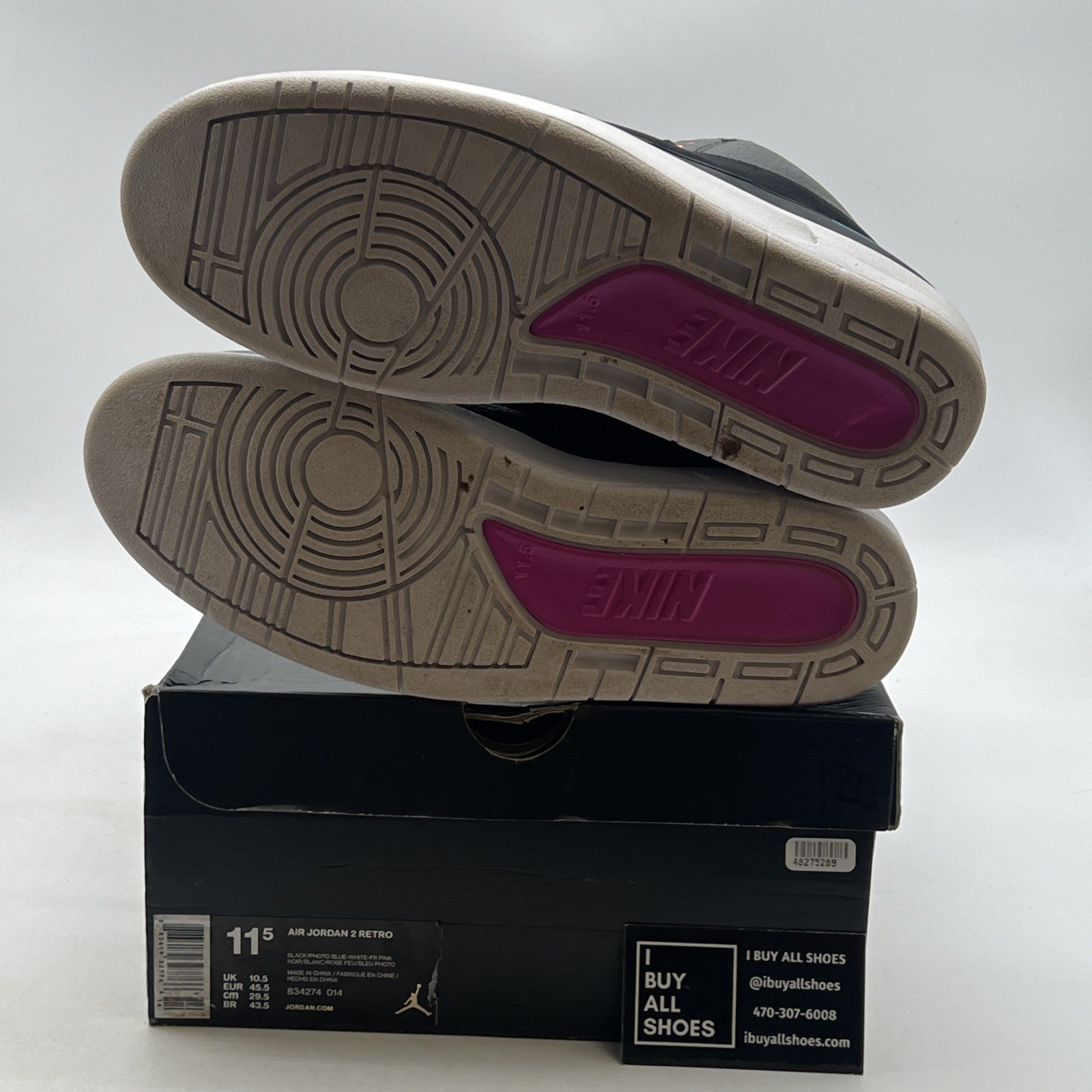 Size 11.5 - Air Jordan 2 Retro Radio Raheem (834274-014)