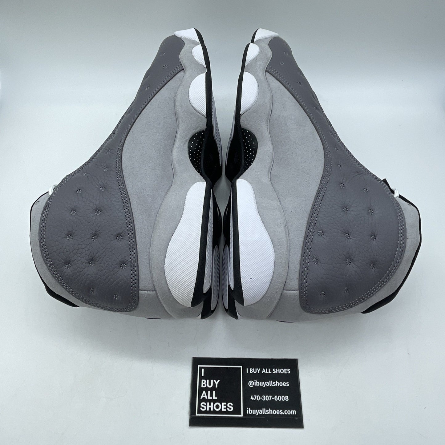 Size 10.5 - Air Jordan 13 Retro Atmosphere Grey Suede Leather (414571-016)