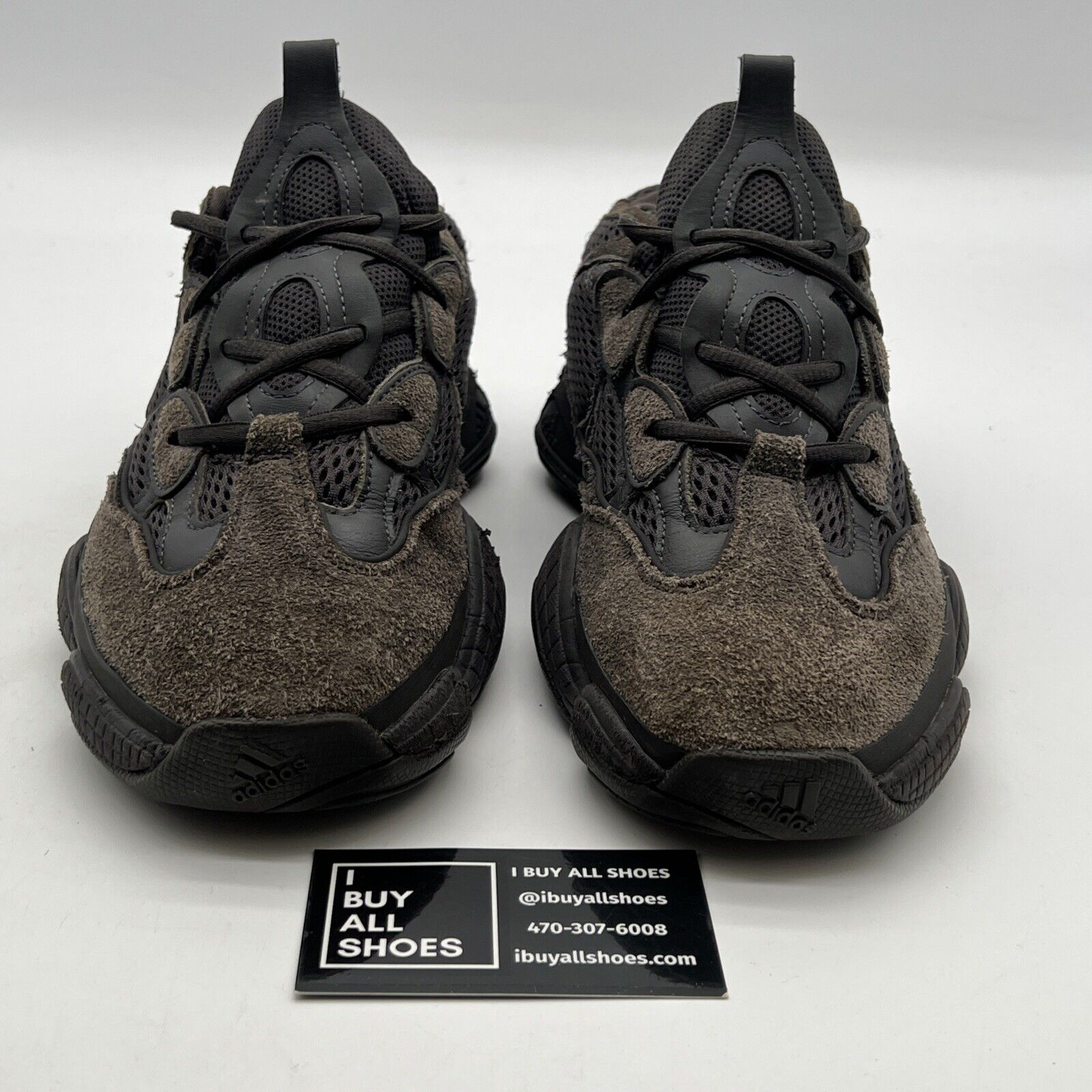 Size 9.5 - adidas Yeezy 500 Low Utility Black (F36640)