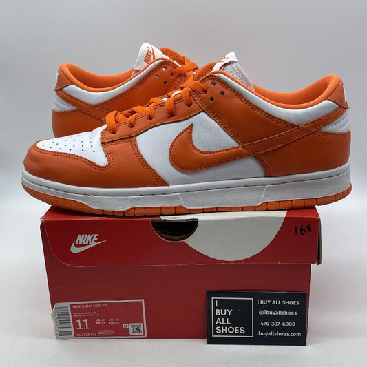 Size 11 - Nike Dunk Low Retro SP Syracuse Orange White Leather (CU1726-101)