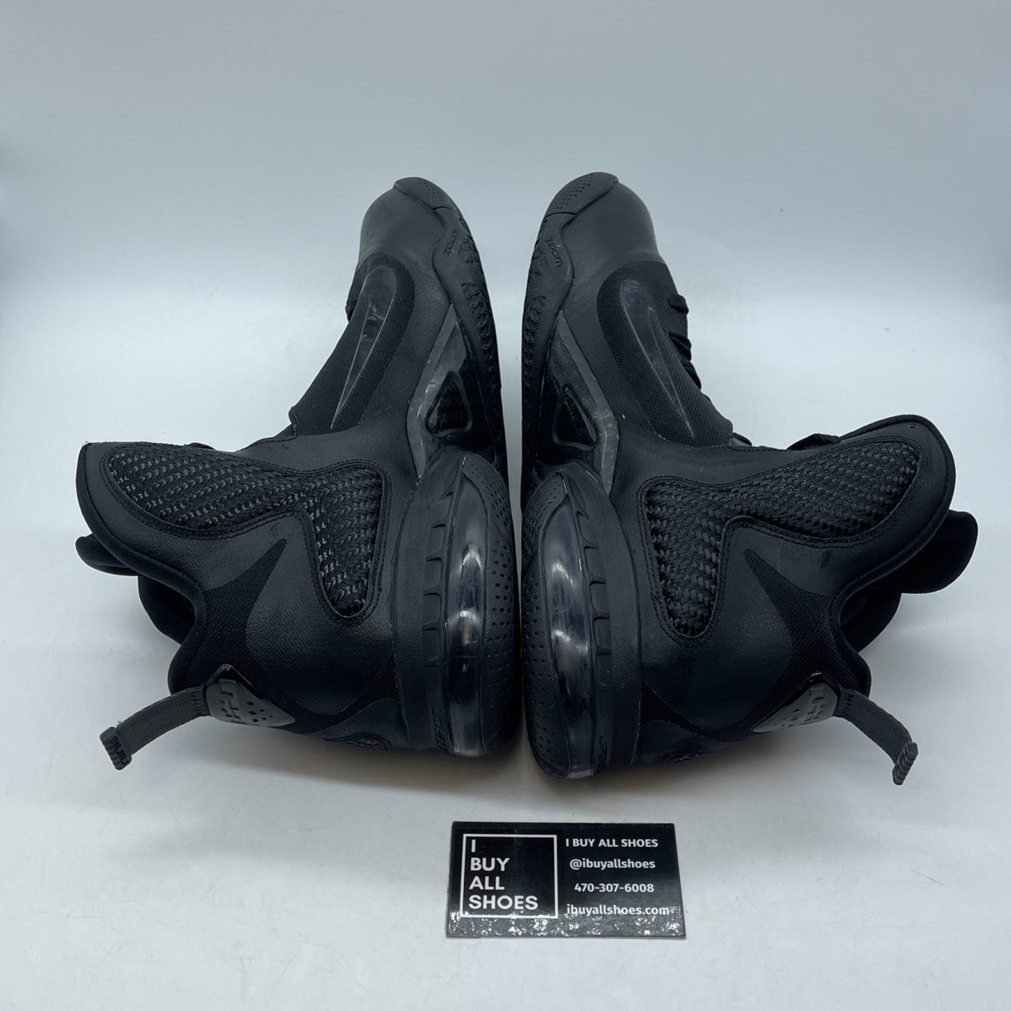 Size 13 - Nike LeBron 9 Blackout Suede Leather (469764-001)