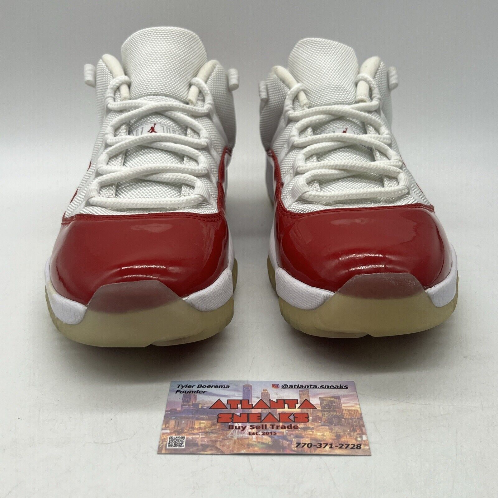 Size 11 - Air Jordan 11 Retro 2016 Low Cherry White (528895-102)