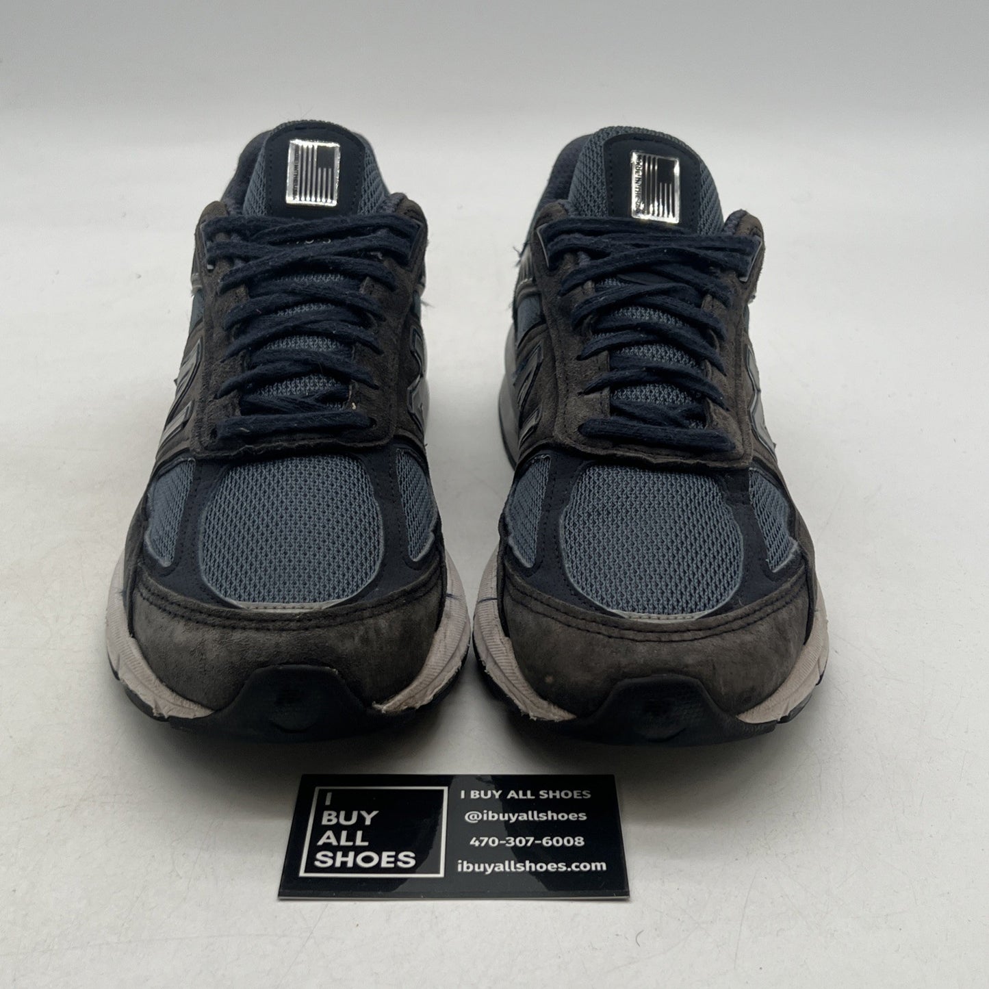 Size 10 - New Balance Men's Made In USA 990V5 (M990NV5) Navy Blue
