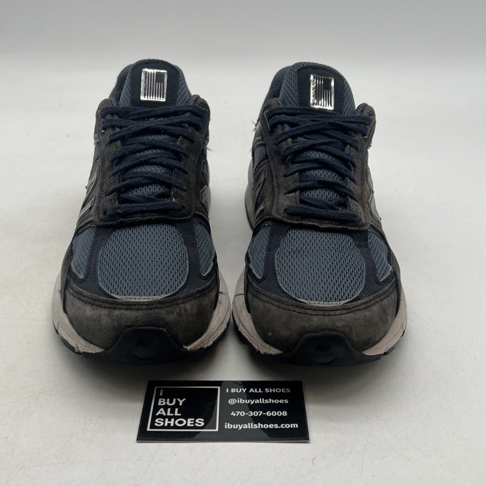 Size 10 - New Balance Men's Made In USA 990V5 (M990NV5) Navy Blue