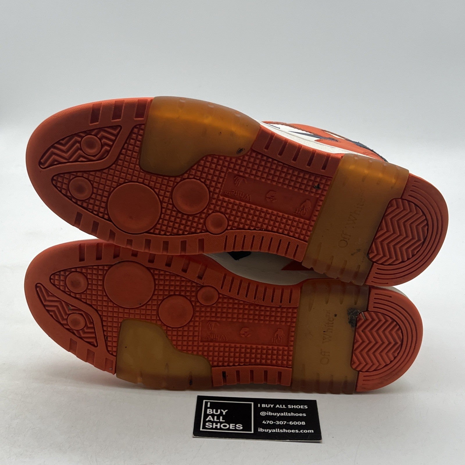 Size 42 - Off-White Virgil Abloh OOO Out Of Office Orange/Blue Sneaker