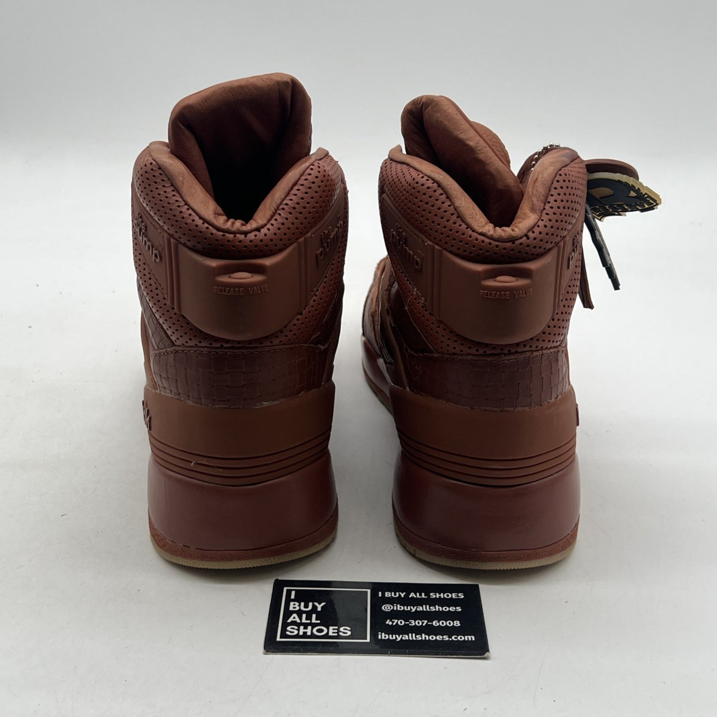 Size 9.5 - Reebok The Pump Certified x Social Status Brown Orange woven NWB