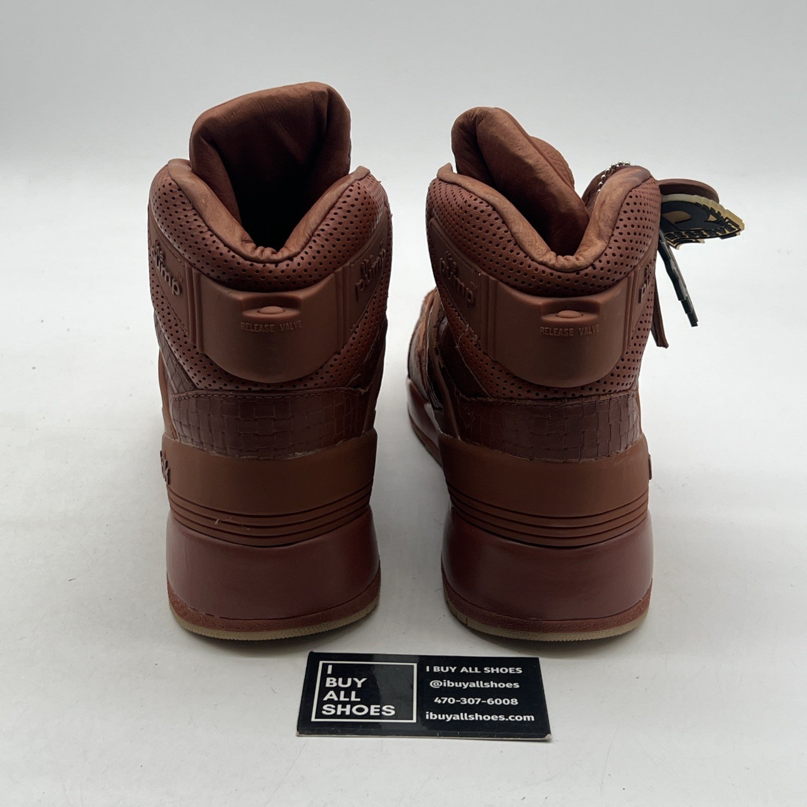Size 9.5 - Reebok The Pump Certified x Social Status Brown Orange woven NWB