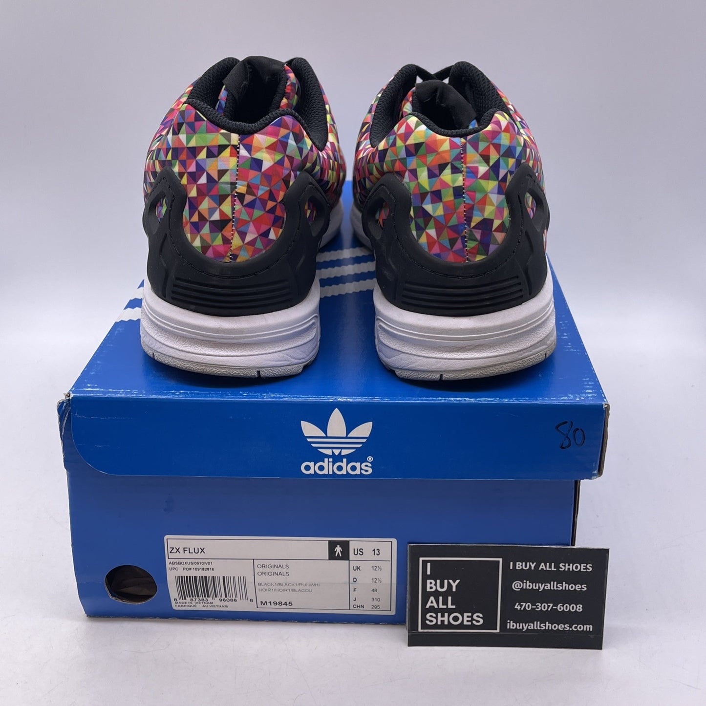 Size 13W - Adidas ZX Flux Watercolor (ZXFLUX