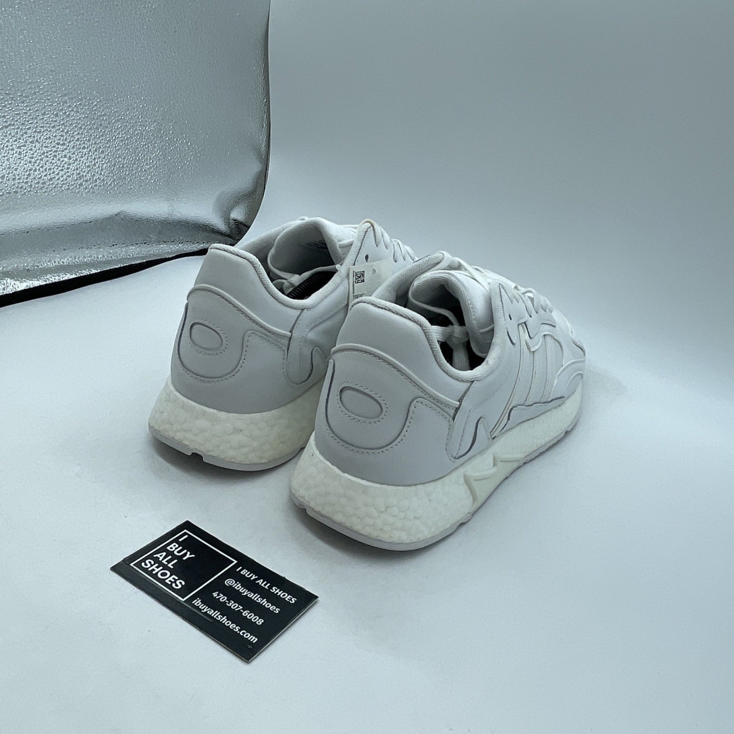 Size 13 - Adidas Tresc Run White Reflective (EH0965)