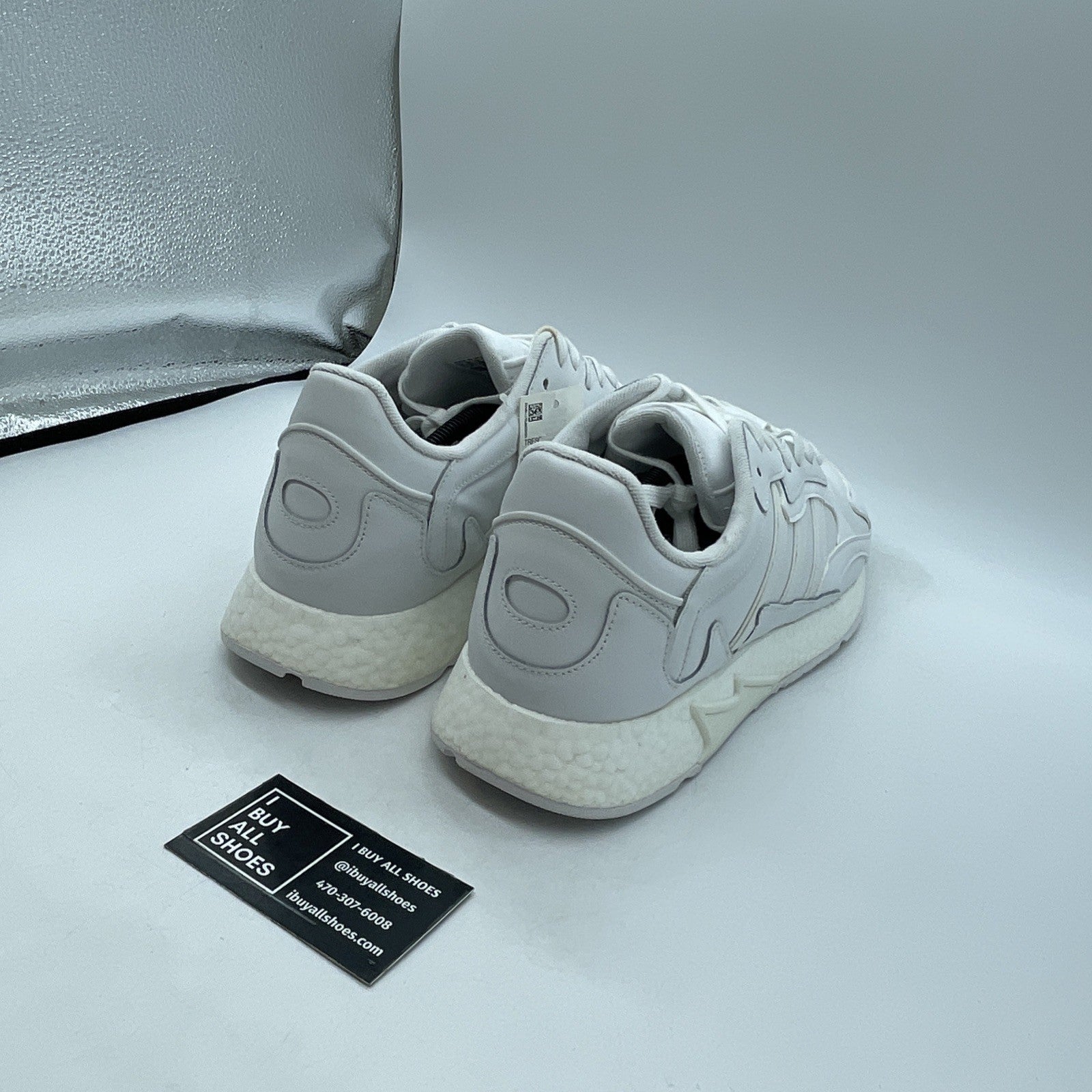 Size 13 - Adidas Tresc Run White Reflective (EH0965)