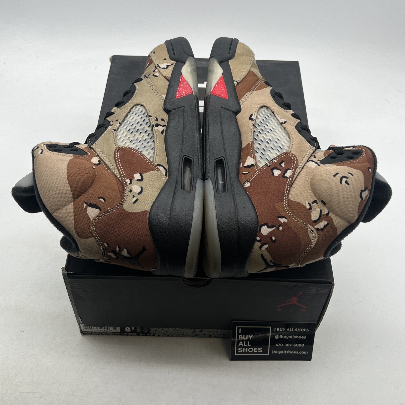 Size 8.5 - Supreme x Air Jordan 5 Retro Desert Camo (824371-201)