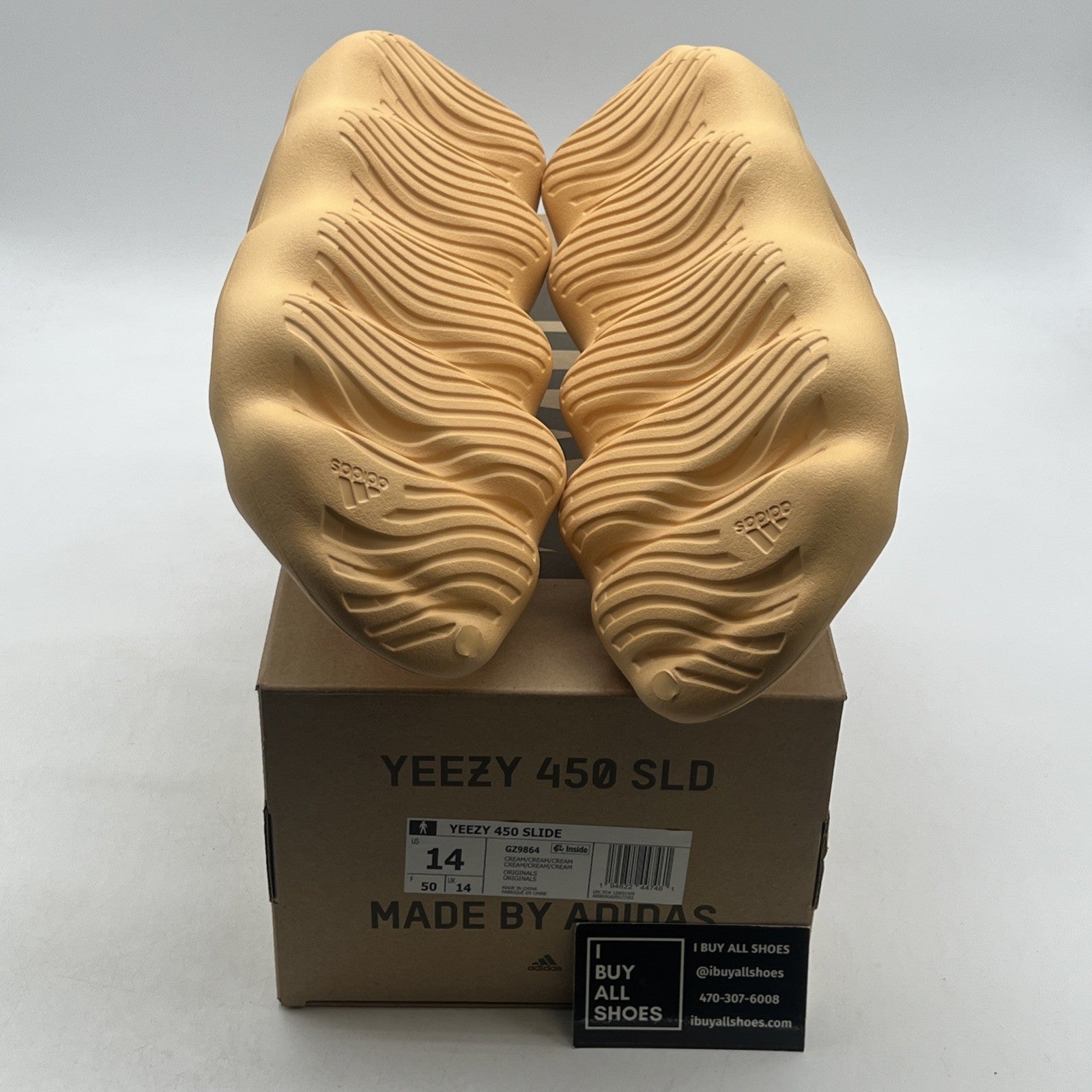 Size 14 - adidas Yeezy 450 SLD Slide Cream (GZ9864)