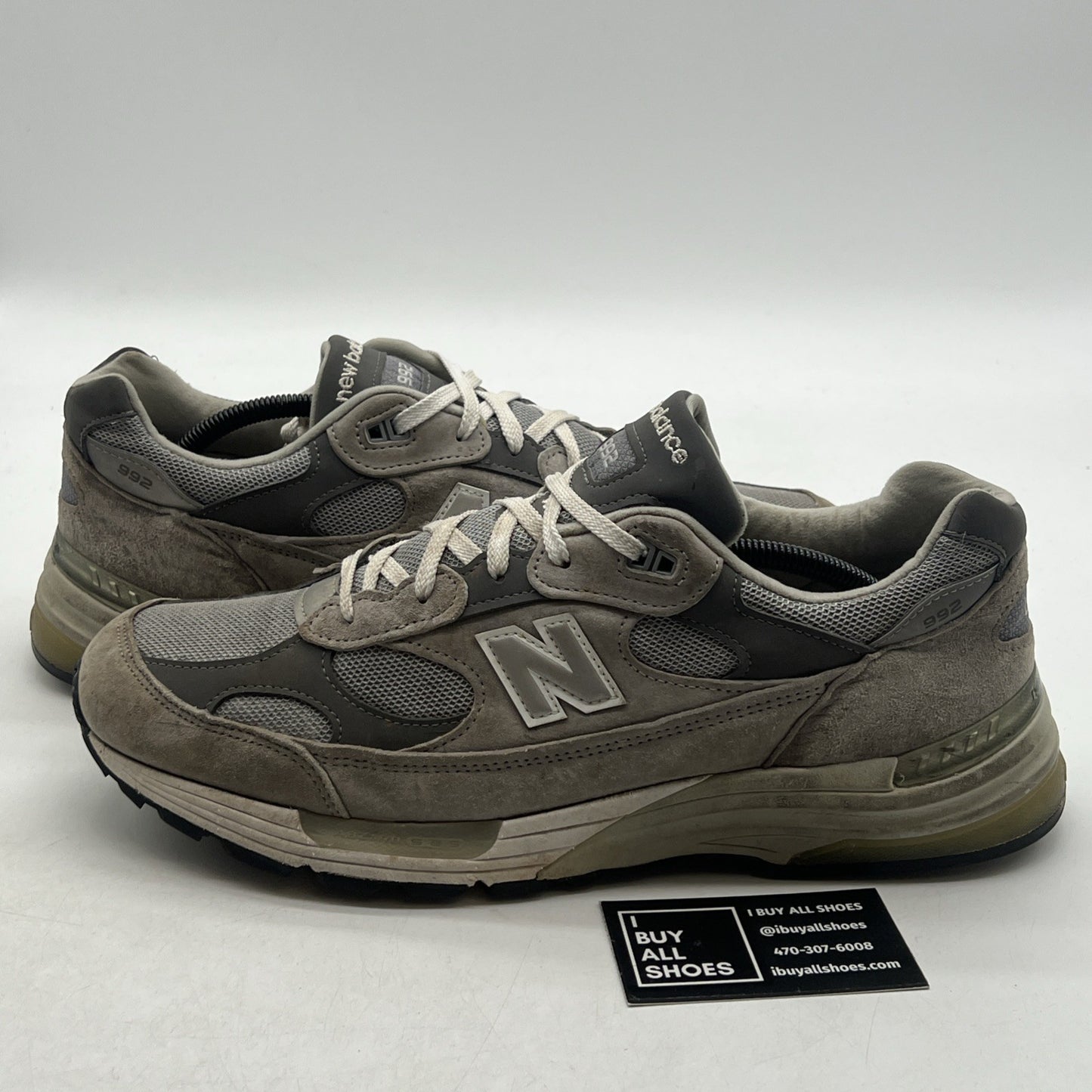Size 12 - New Balance 992 Made in USA 2020 Grey (M992GR)