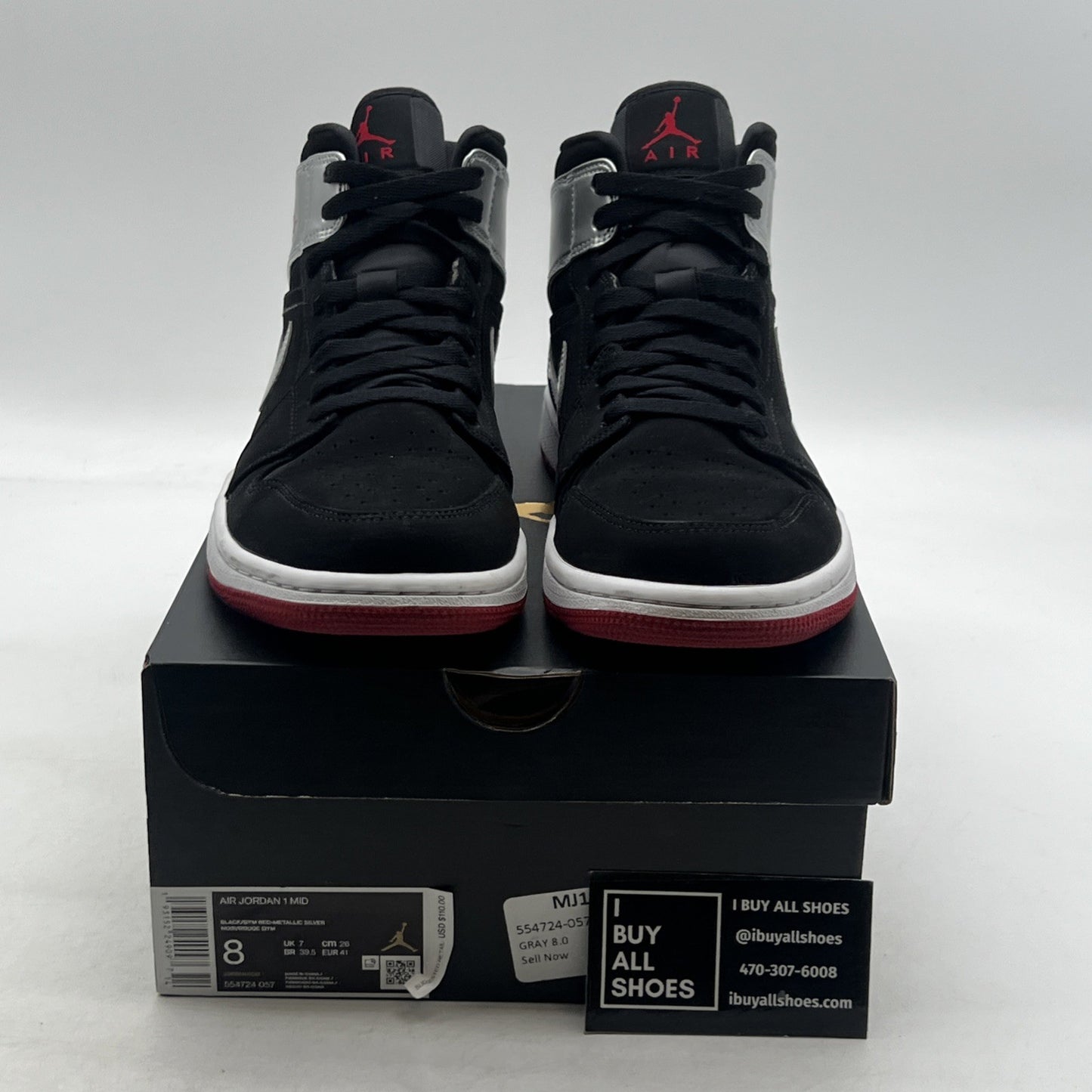 Size 8 - Air Jordan 1 Mid Johnny Kilroy (554724-057)