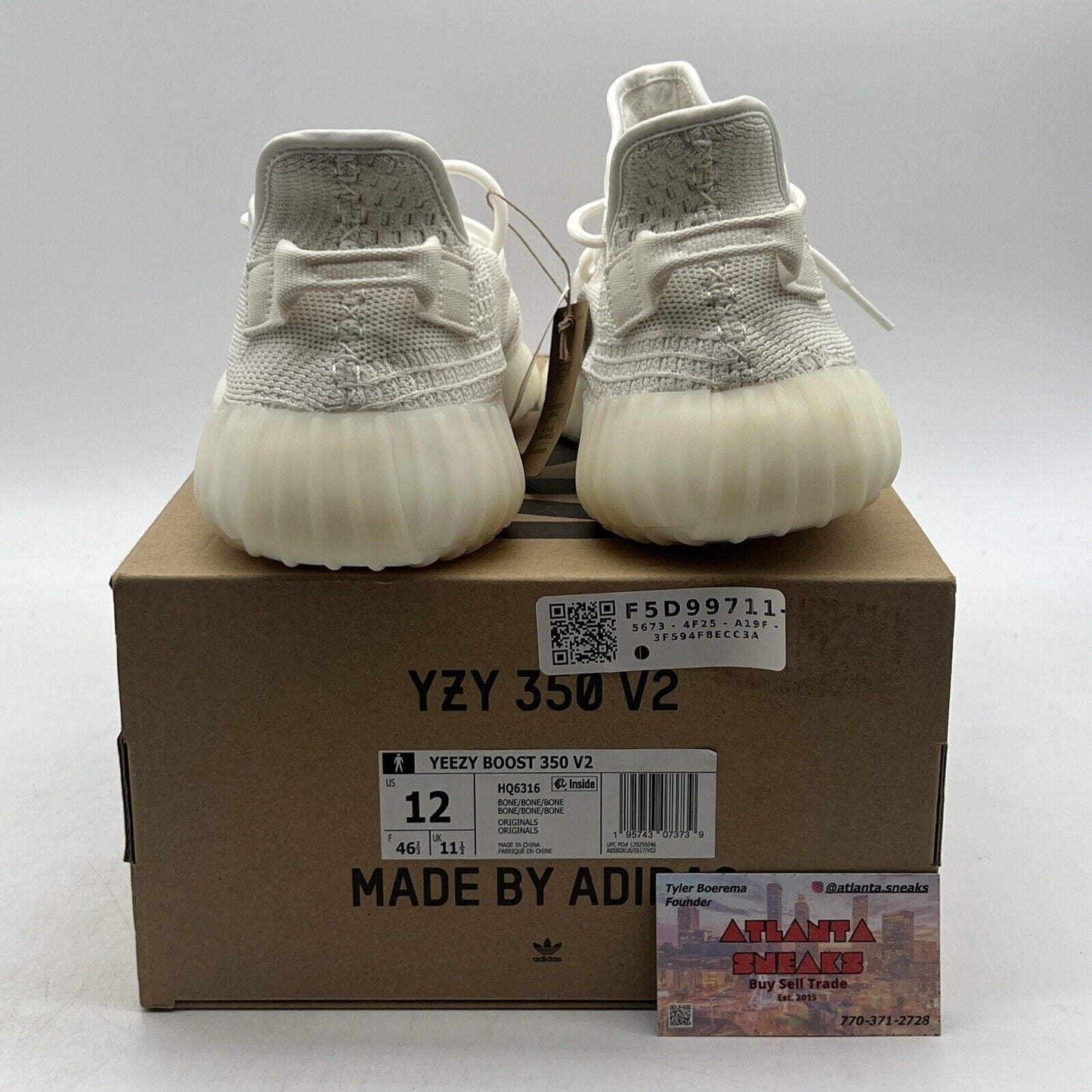 Size 12 - adidas Yeezy Boost 350 V2 Low Bone (HQ6316)