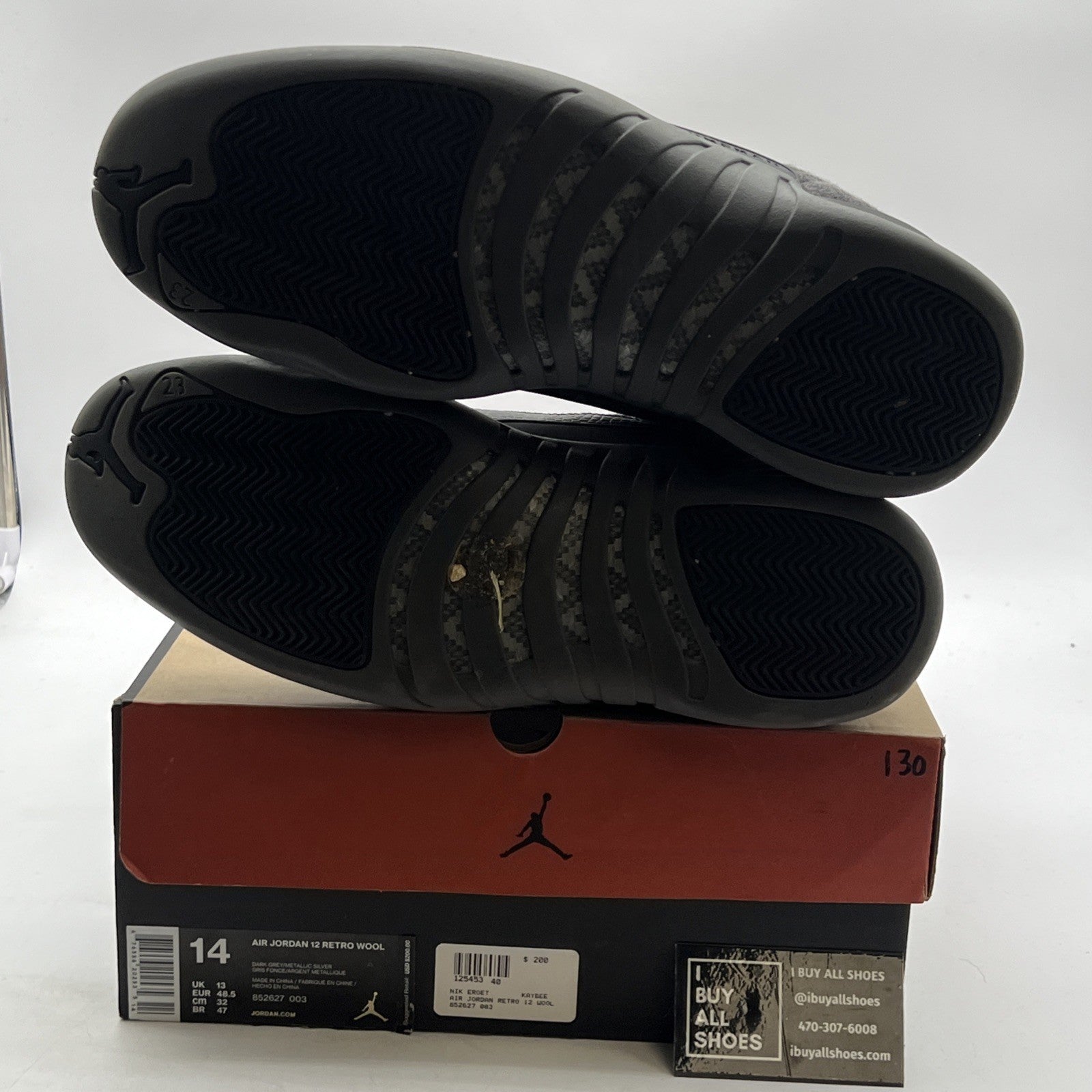 Size 14 - Air Jordan 12 Retro Wool (852627-003)