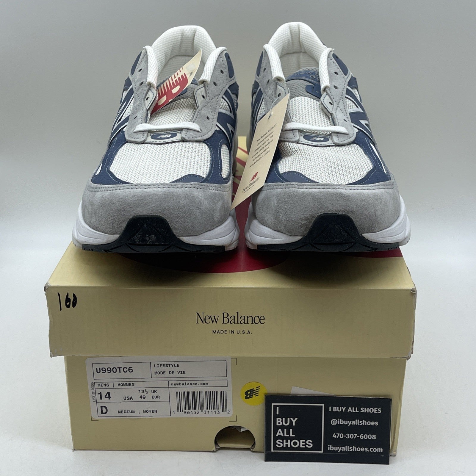 Size 14 - New Balance 990v6 Made in USA Grey Day 2023 (U990TC6)