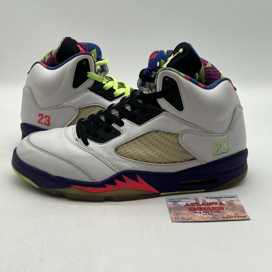 Size 12 - Jordan 5 Retro Alternate Bel-Air 2020 Black White Leather (DB3335-100)