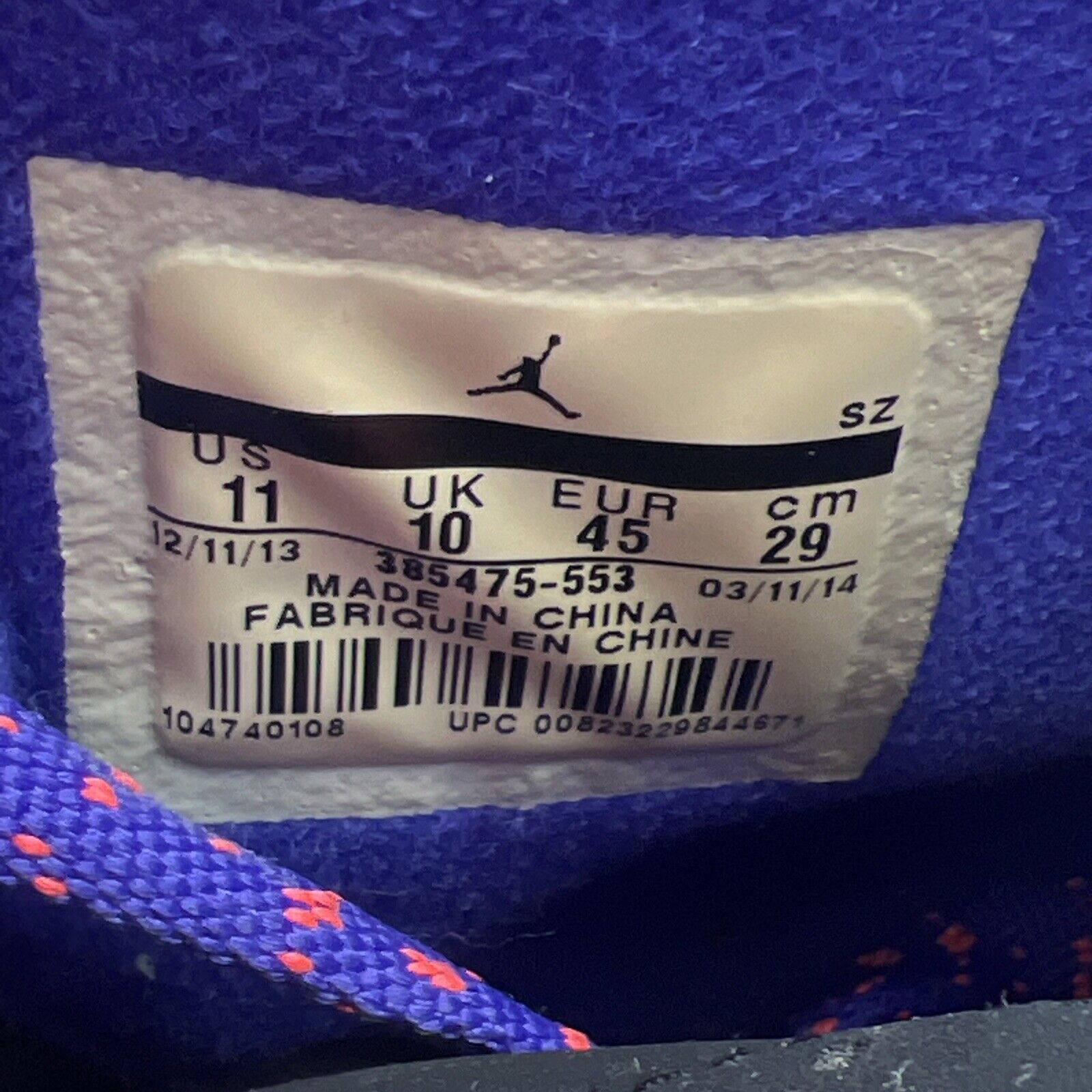 Size 11 - Air Jordan 2 Retro Iron Purple Suede Grey (384475-553)