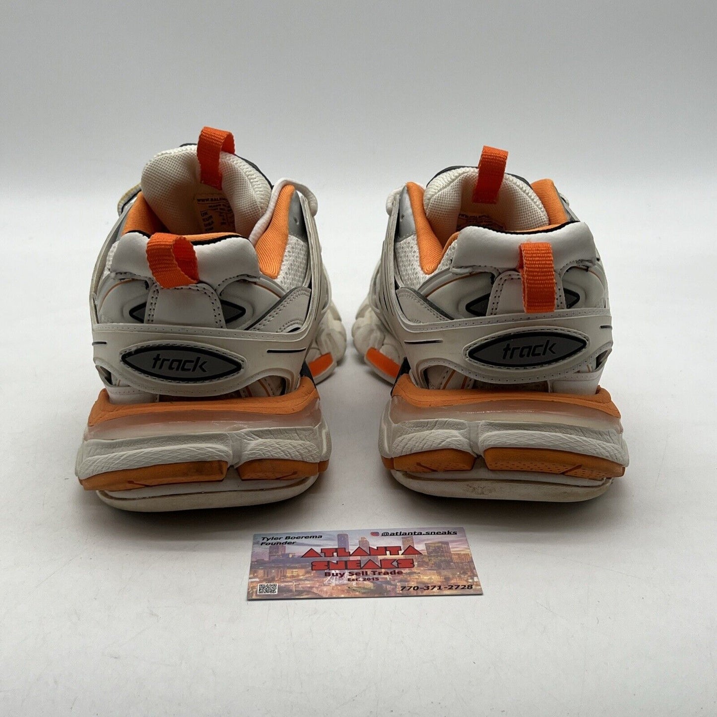 Size 41 (8 US) - Balenciaga Track ' White, Orange