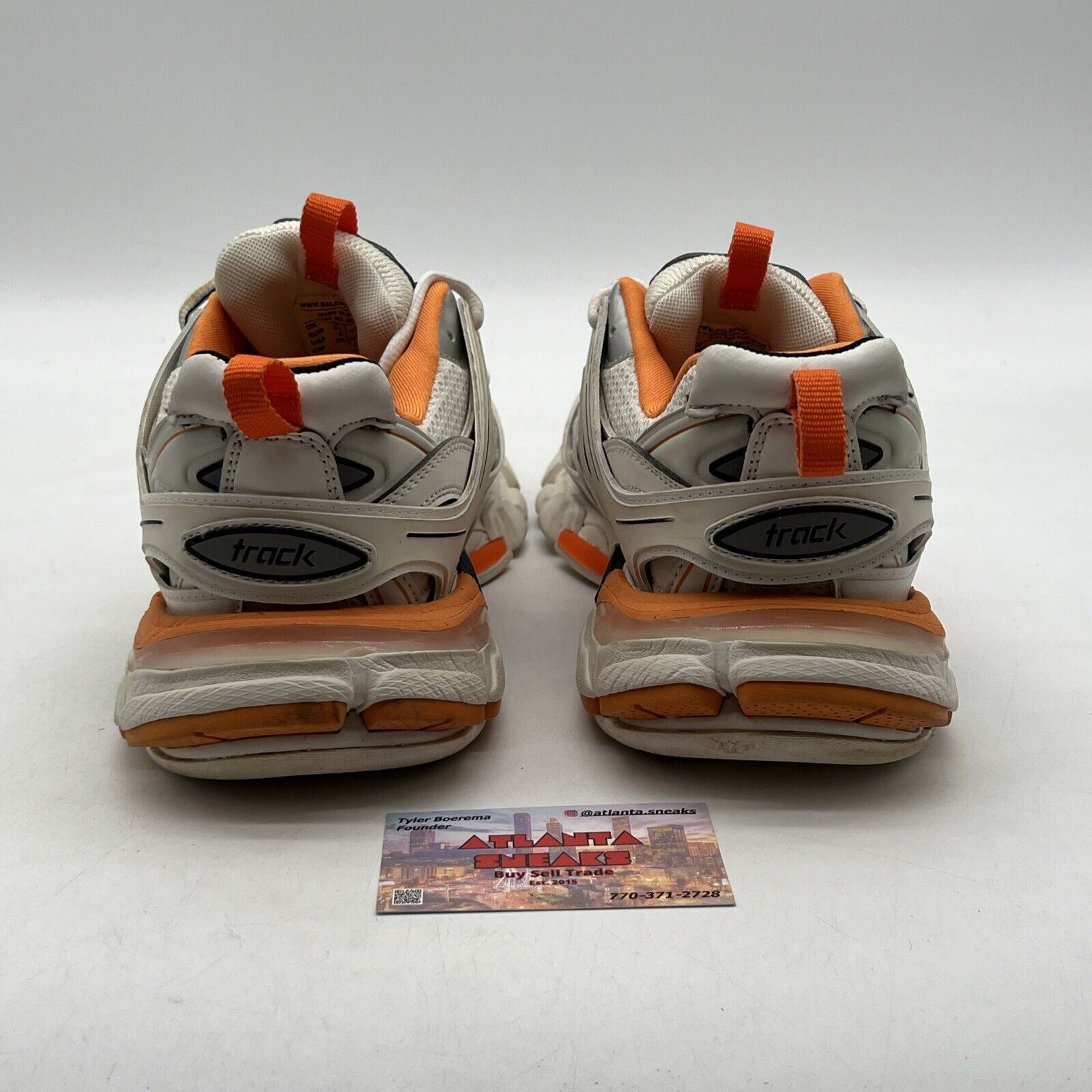 Size 41 (8 US) - Balenciaga Track ' White, Orange