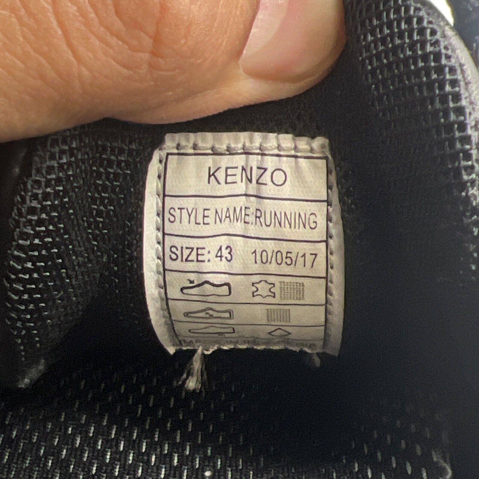 Size 10 - Kenzo Flying Tiger K-run Sneakers