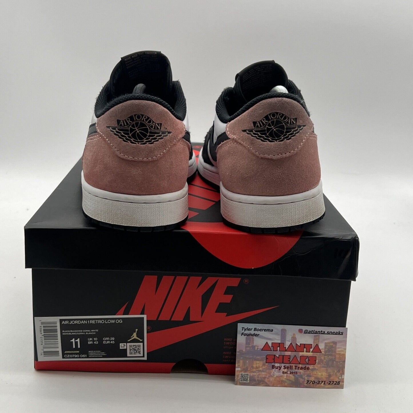 Size 11 - Air Jordan 1 Low OG Bleached Coral (CZ0790-061)