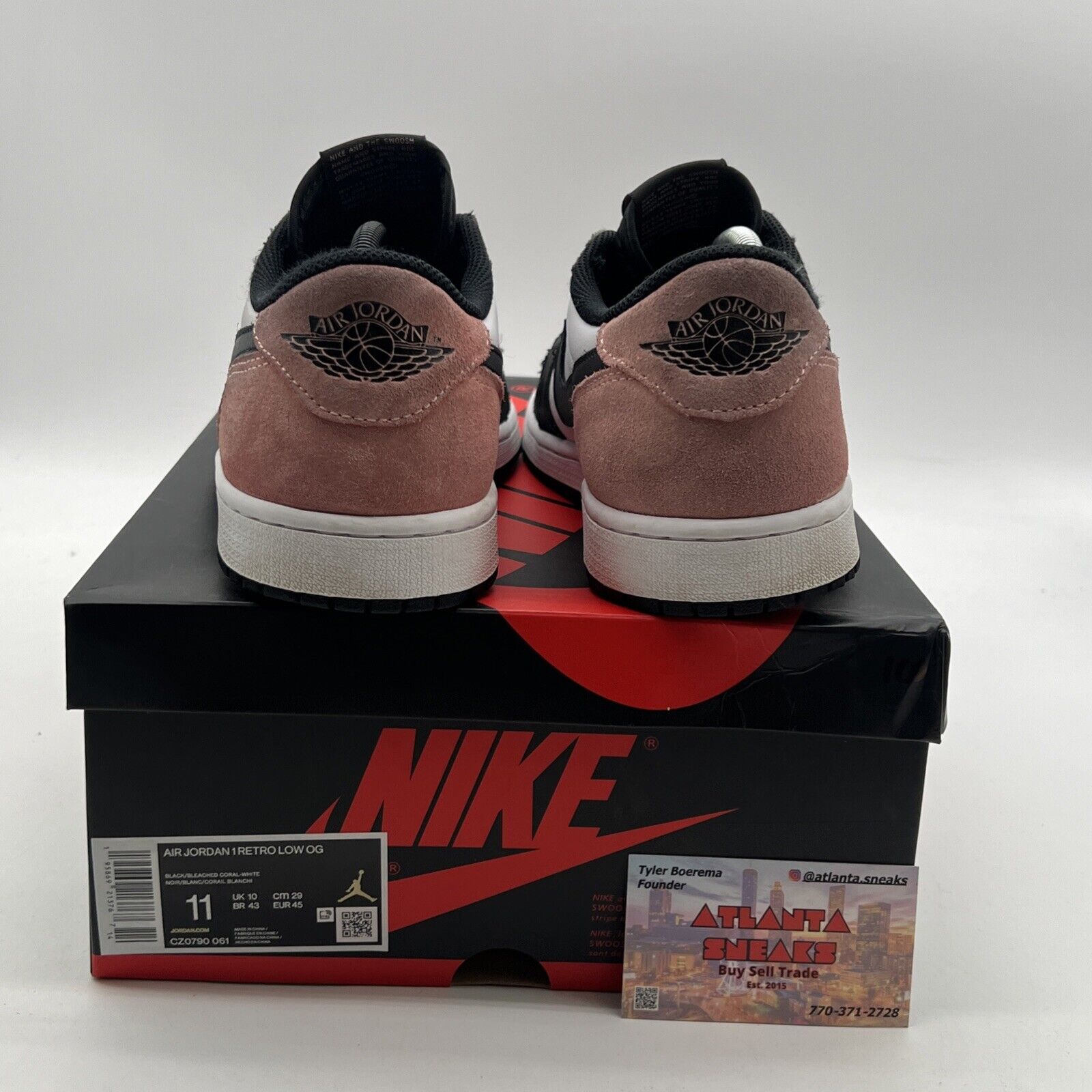 Size 11 - Air Jordan 1 Low OG Bleached Coral (CZ0790-061)