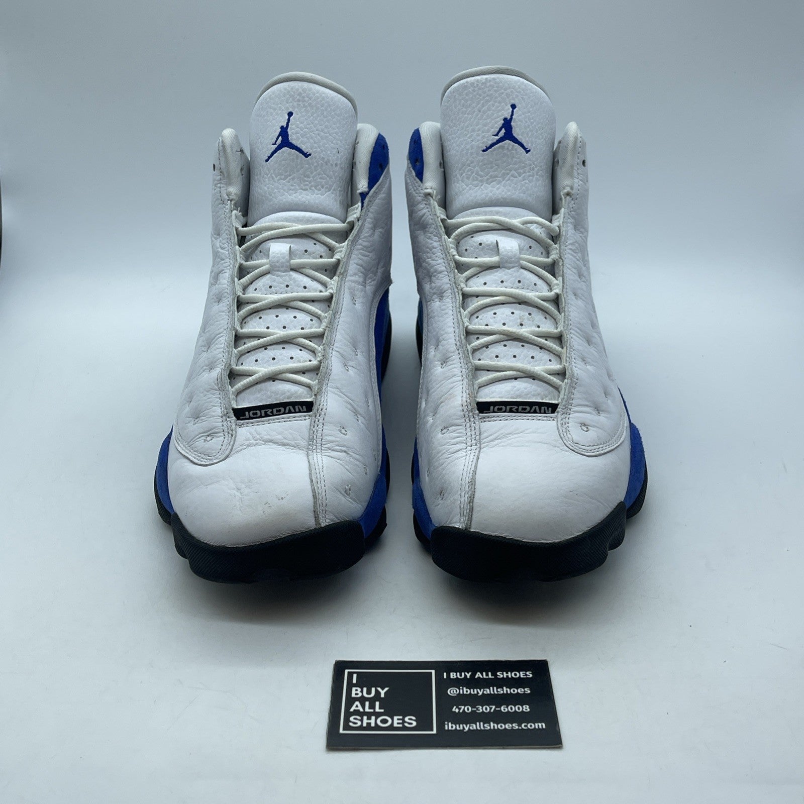 Size 12 - Air Jordan 13 Retro Hyper Royal Blue White Suede (414571-117)