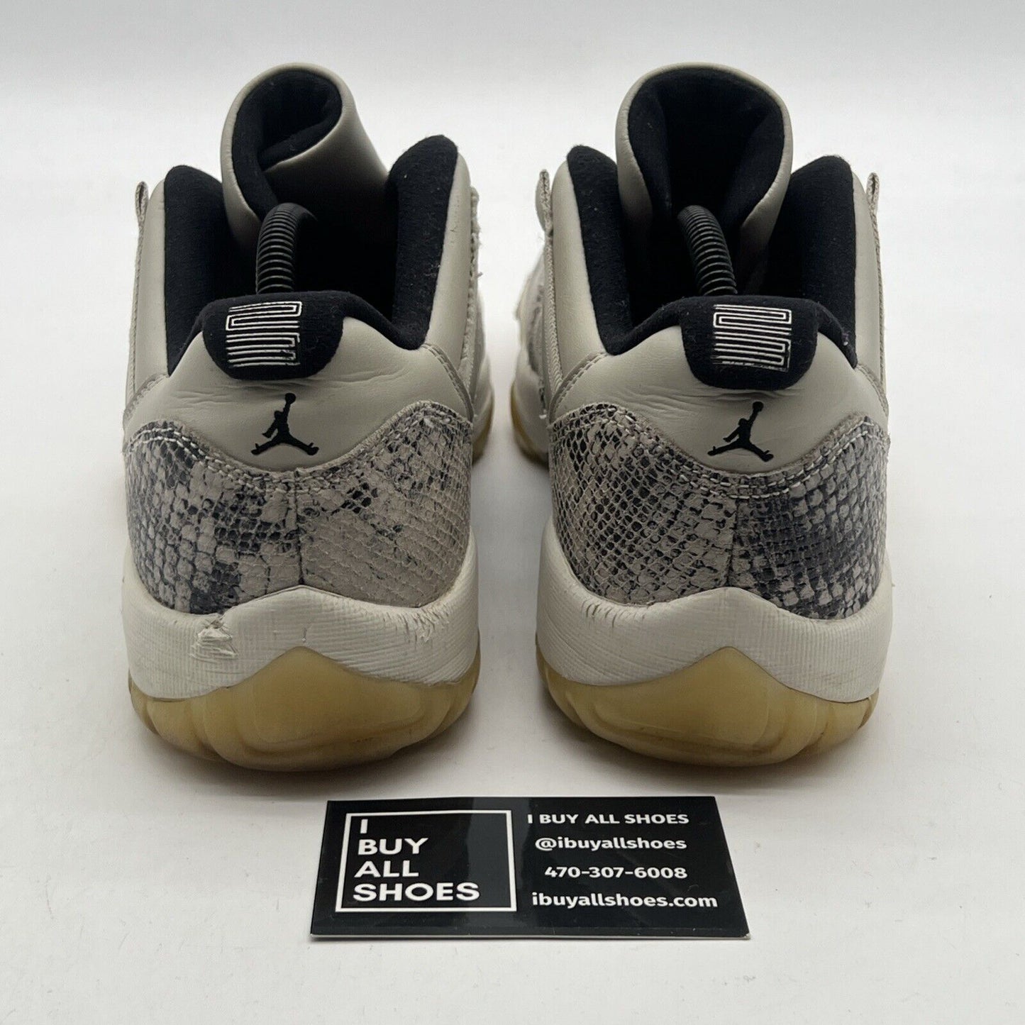 Size 10 - Air Jordan 11 Retro Low Light Bone Snakeskin (CD6846-002)