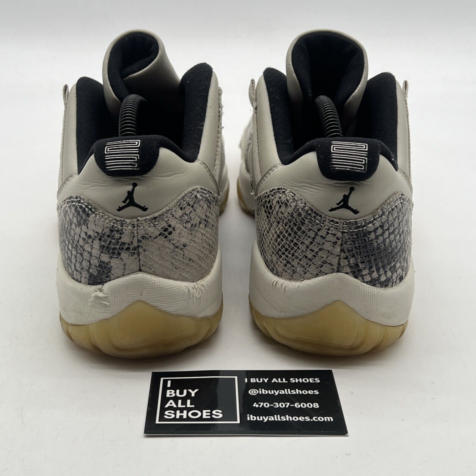 Size 10 - Air Jordan 11 Retro Low Light Bone Snakeskin (CD6846-002)