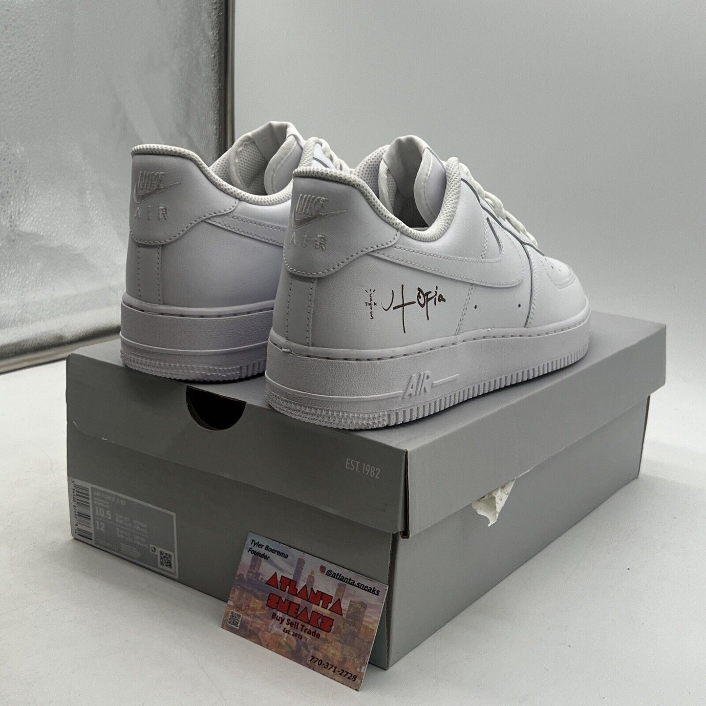 Size 10.5 - Nike Air Force 1 '07 Low Triple White (CW2288-111)