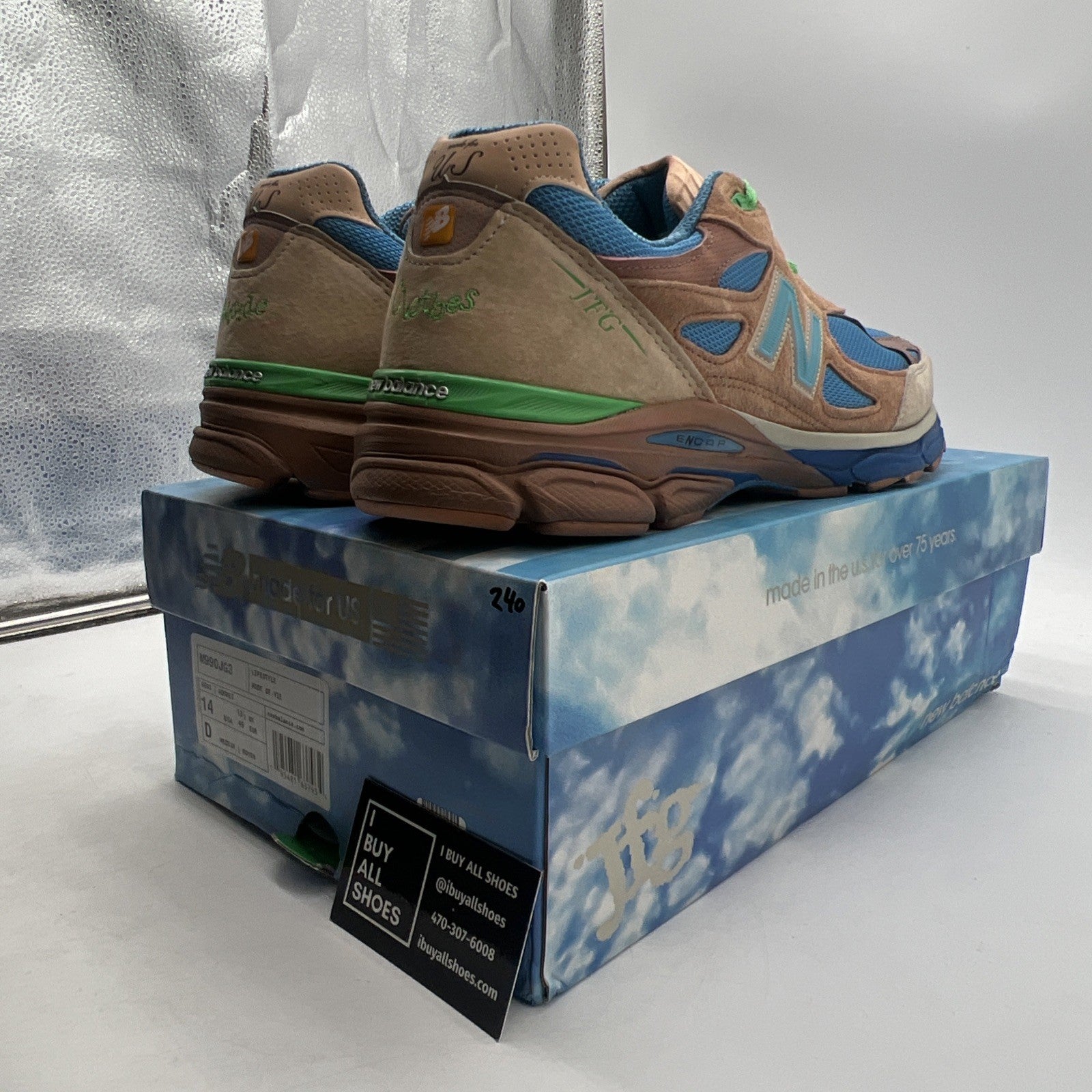 Size 14 -New Balance Joe Freshgoods x 990v3 Made In USA Outside Clothes (M990JG)