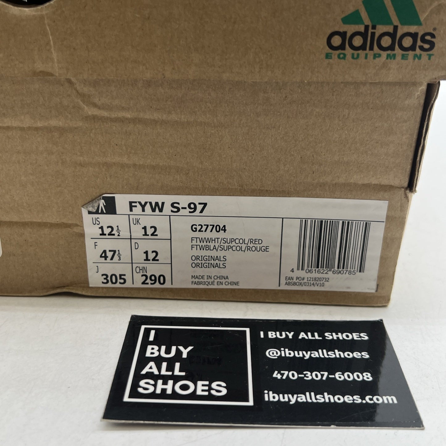 Size 12.5 - Adidas Consortium FYW S-97 OG (G27704)