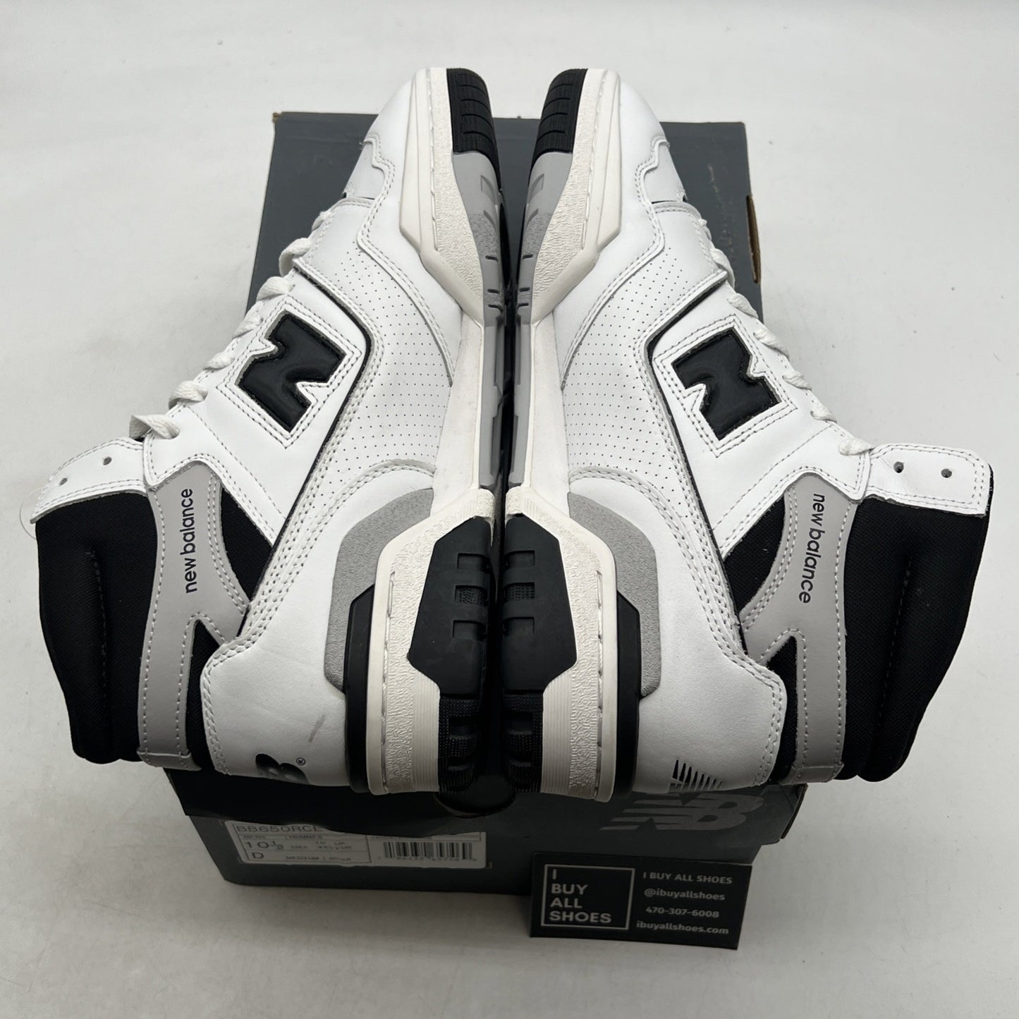 Size 10.5 - New Balance 650R White Black (BB650RCE)