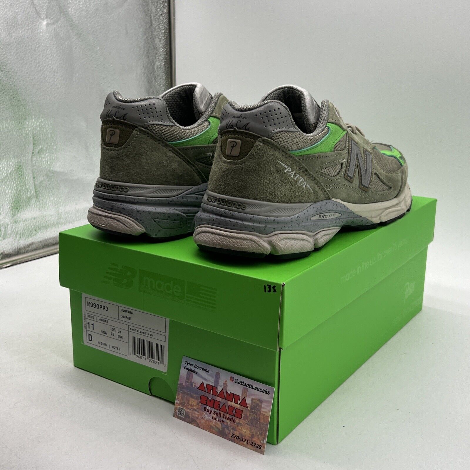 Size 11 - New Balance Patta x 990v3 Made in USA Keep Your Family Close (M990PP3)