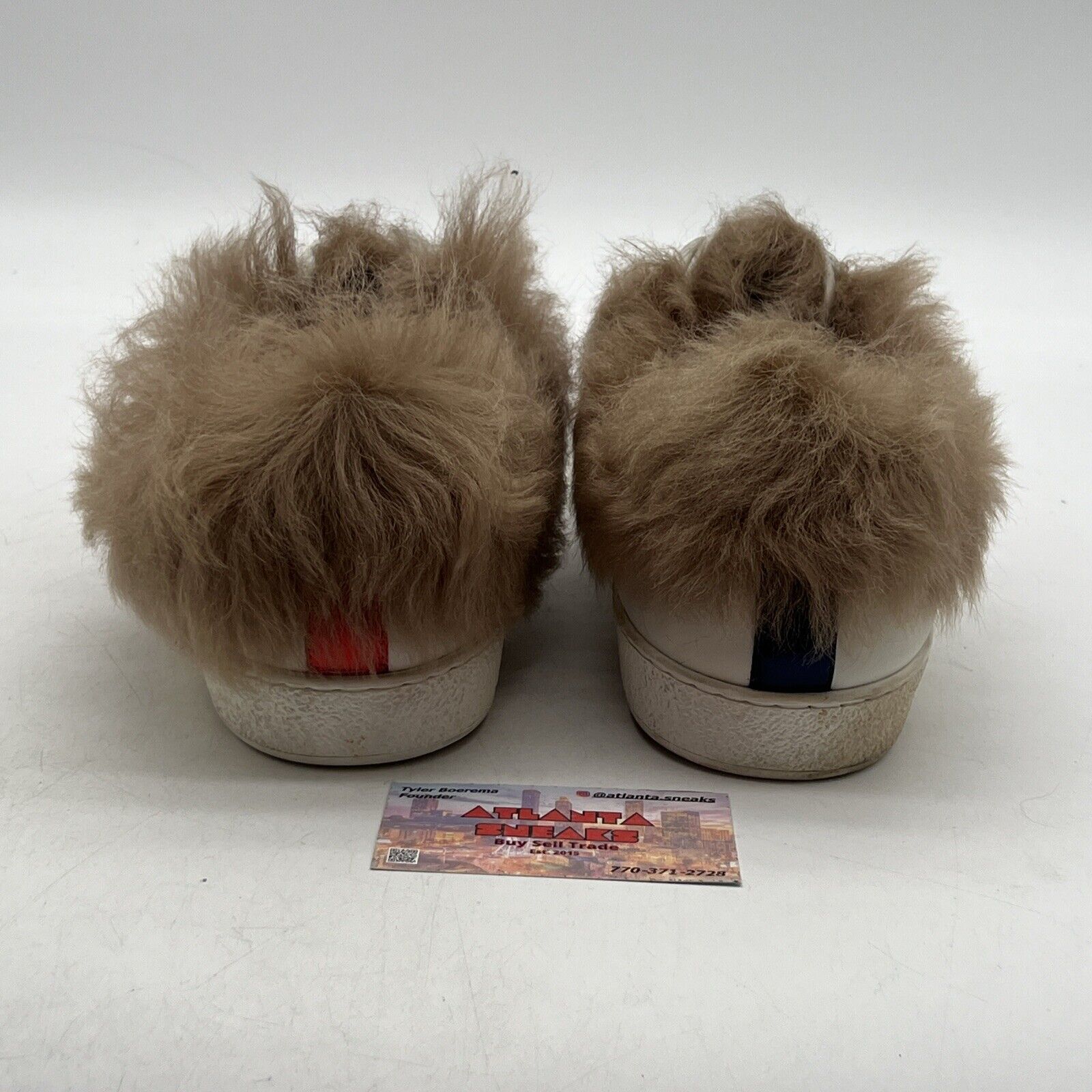 Size 13.5 - Gucci Ace Sneakers Fur Women