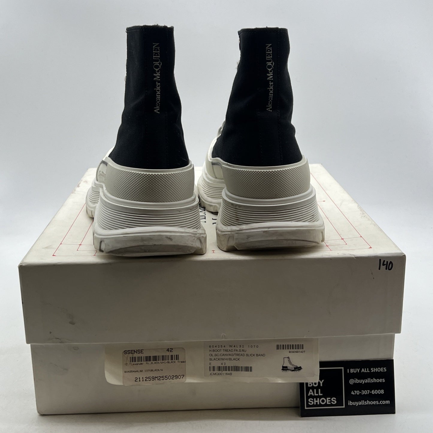 Size 42 - Alexander McQueen Tread Slick Boots Men's