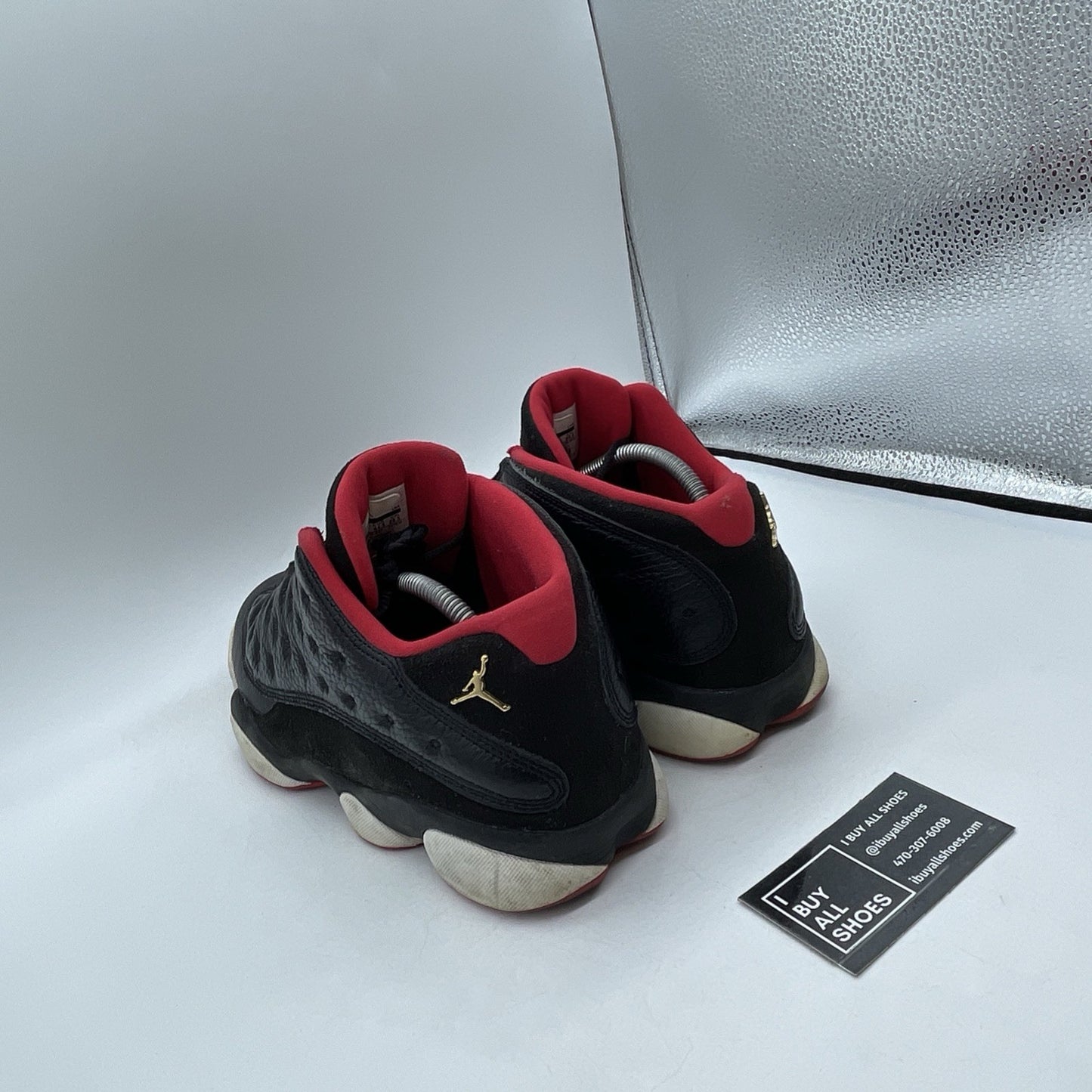 Size 10.5 - Air Jordan 13 Retro Low Bred Black (310810-027)