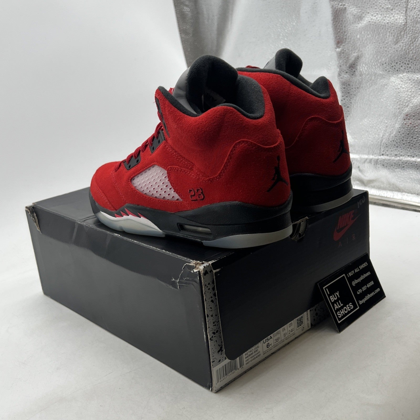 Size 6Y - Air Jordan 5 Retro Mid Raging Bull (440888-600)