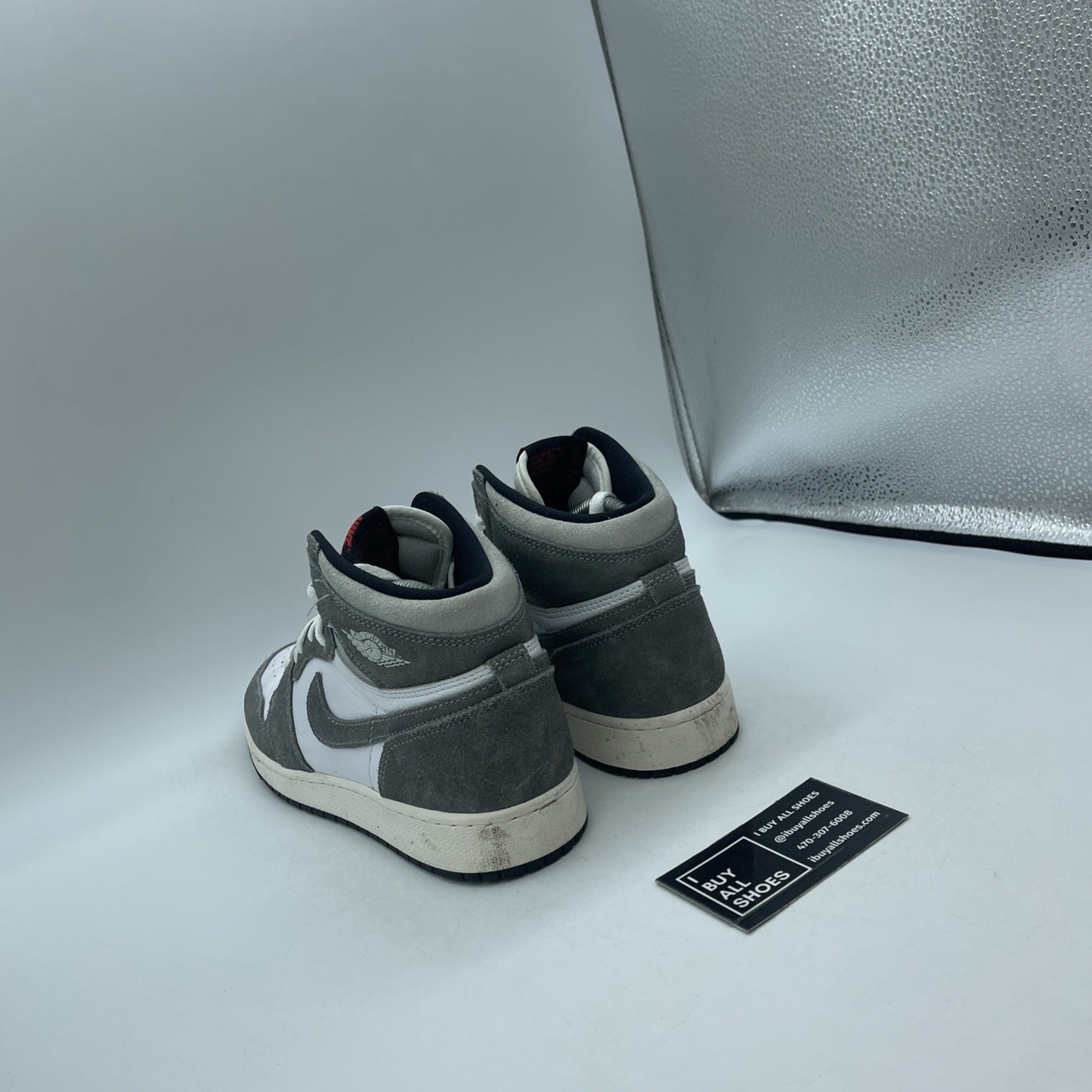 Size 6.5 (GS) - Air Jordan 1 High Retro OG Washed Black