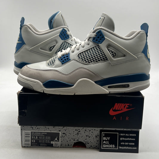 Size 11.5 - Air Jordan 4 Retro 2024 Military Blue (FV5029-141)