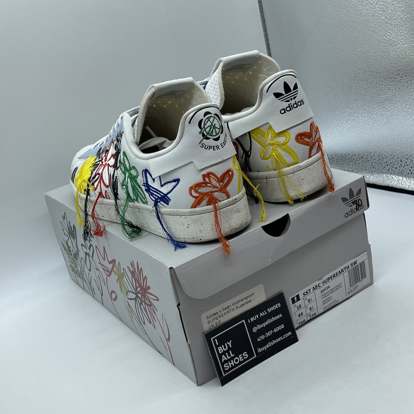 Size 10 - adidas Sean Wotherspoon x Superstar Super Earth Leather (FZ4724)
