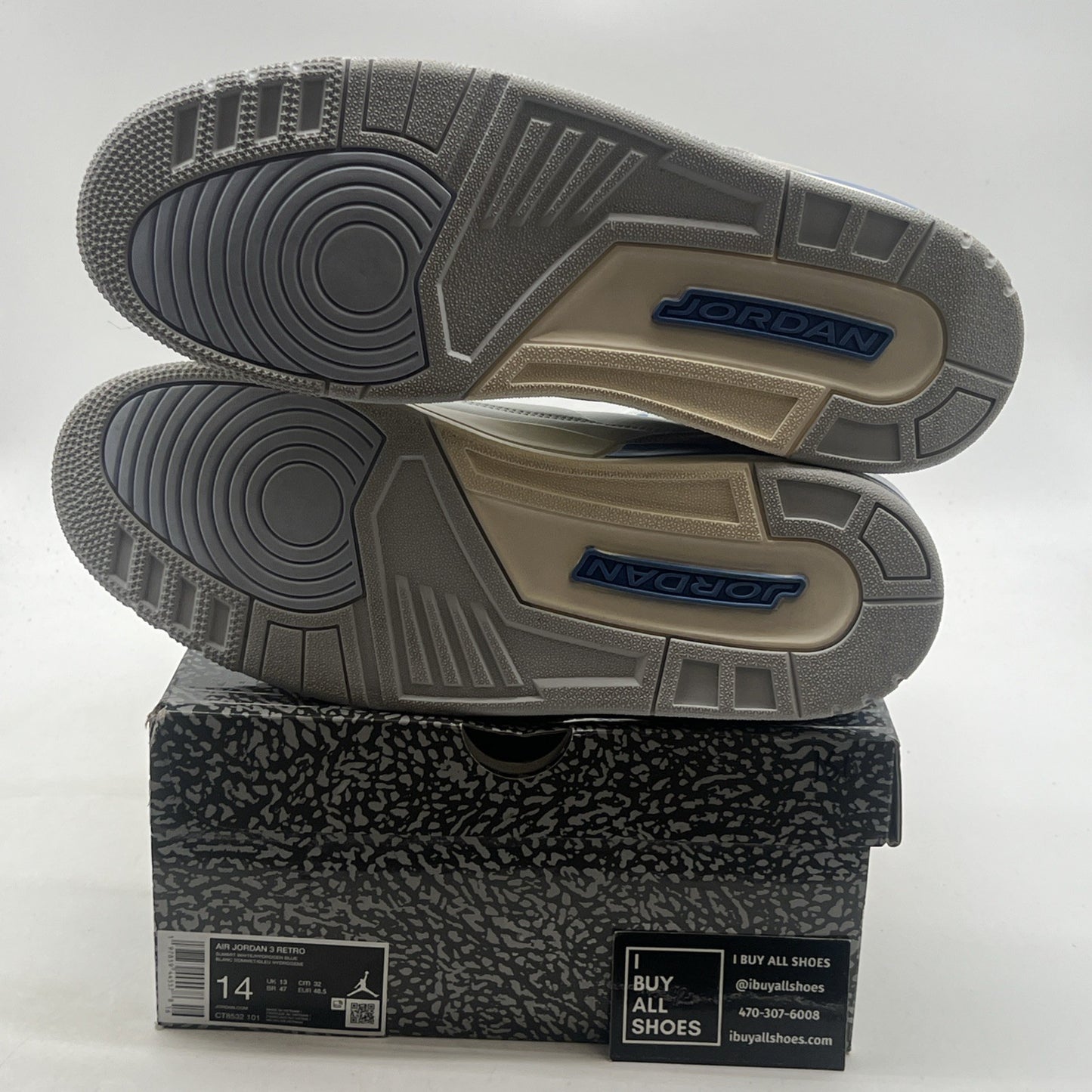 Size 14 - Air Jordan 3 Retro Lucky Shorts (CT8532-101)